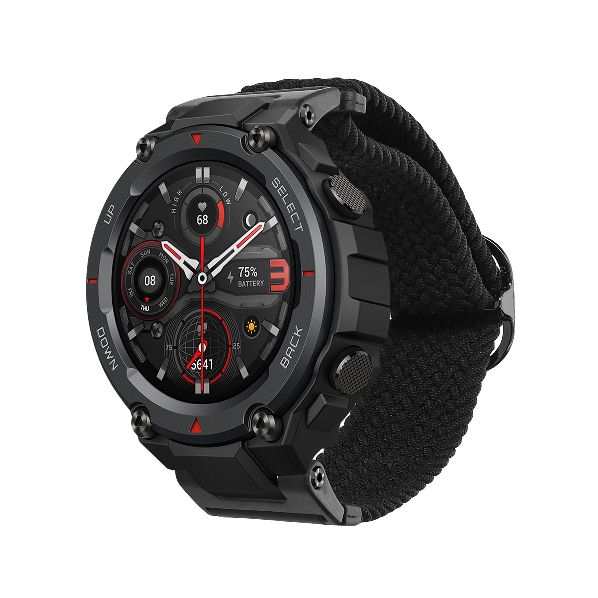 Řemínek pro Huami Amazfit T-Rex / T-Rex Pro kwmobile - černá 