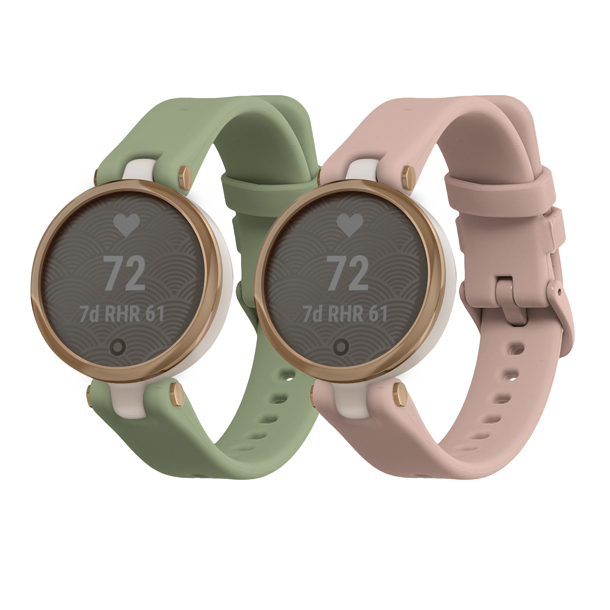 Řemínek kwmobile pro Garmin Lily Sport, pastelově zelená / růžová