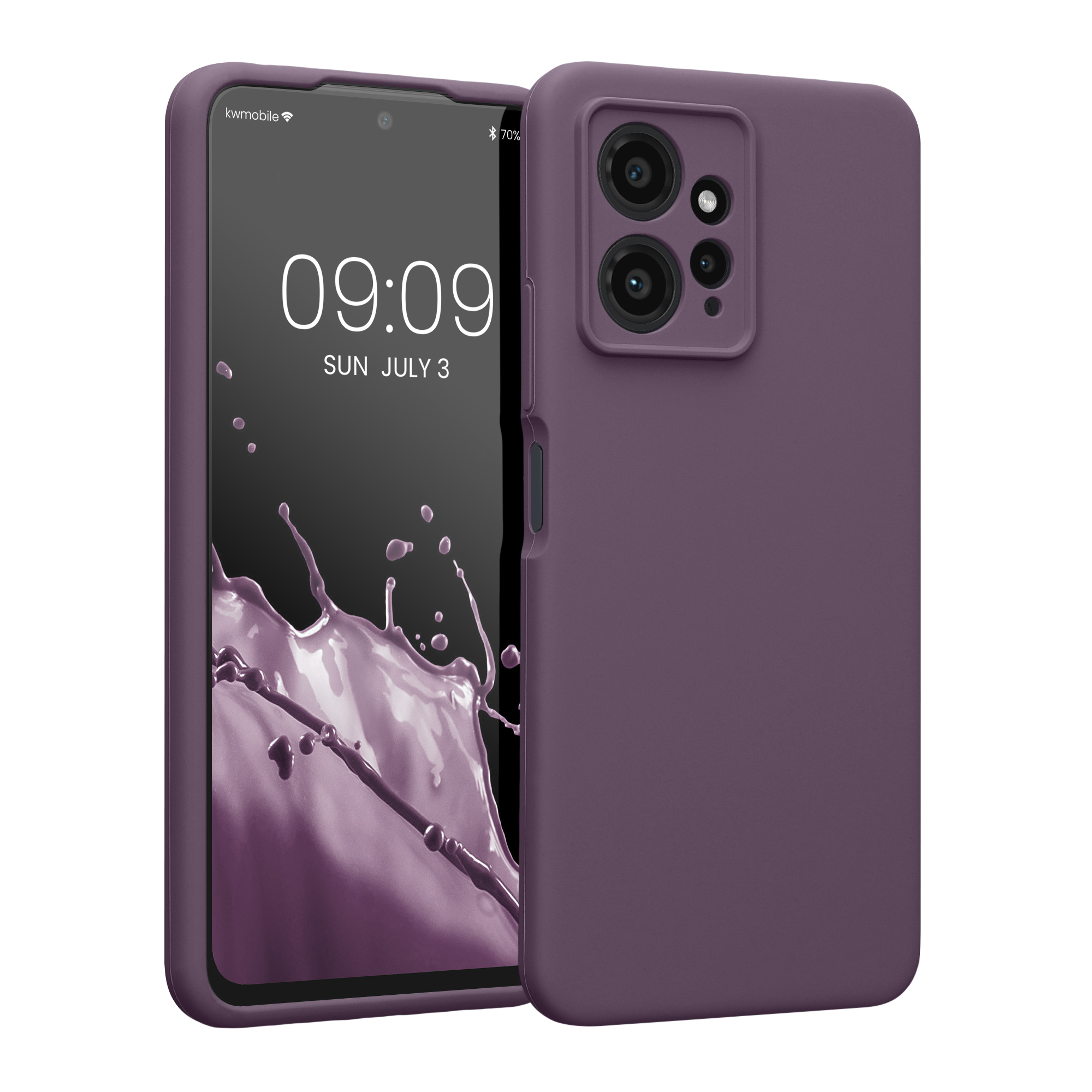 Kryt na mobil Xiaomi Redmi Note 12 (4G) - kwmobile, světle fialová (Pale Iris)