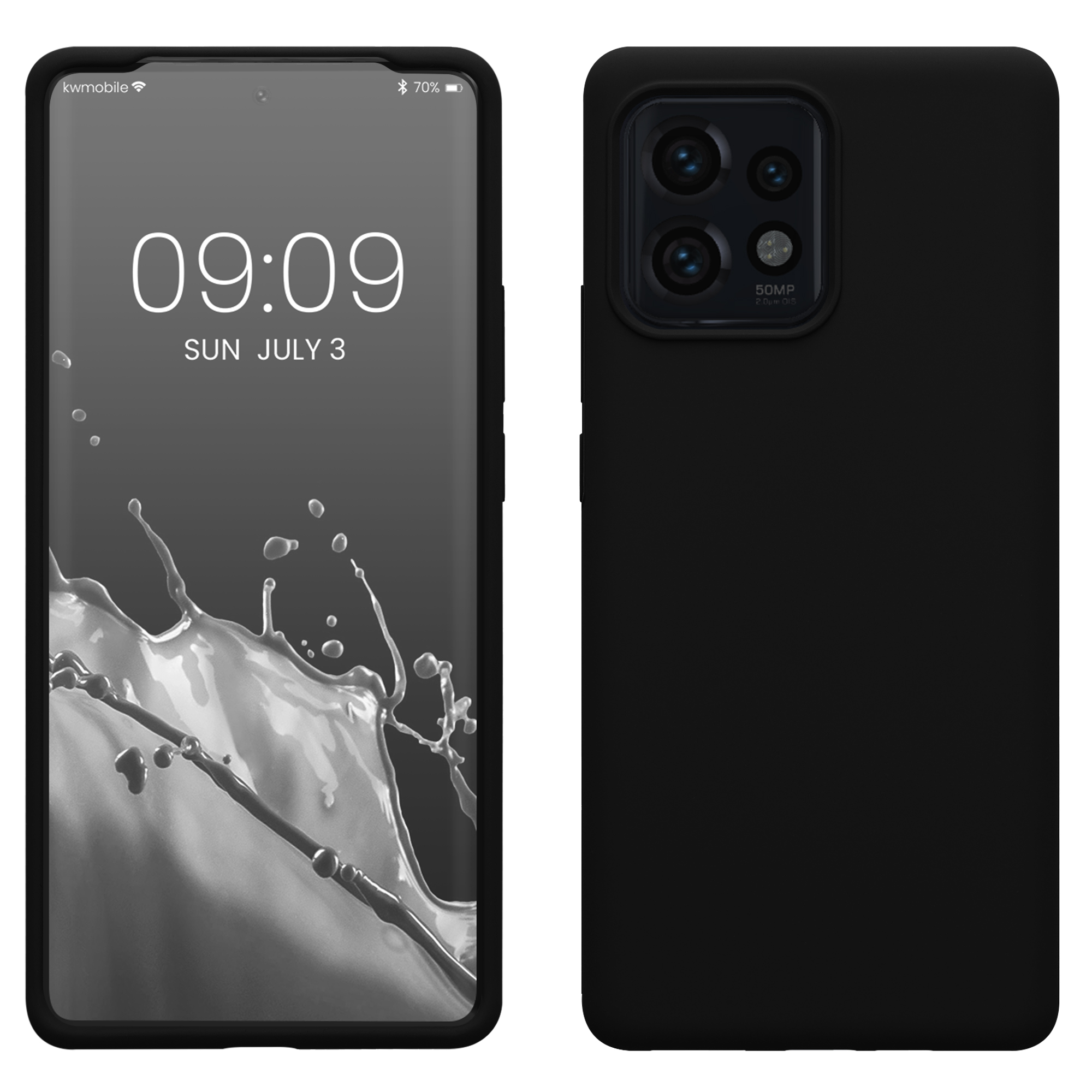 Kryt na mobil Motorola Edge 40 Pro / Edge+ (2023) kwmobile TPU černá