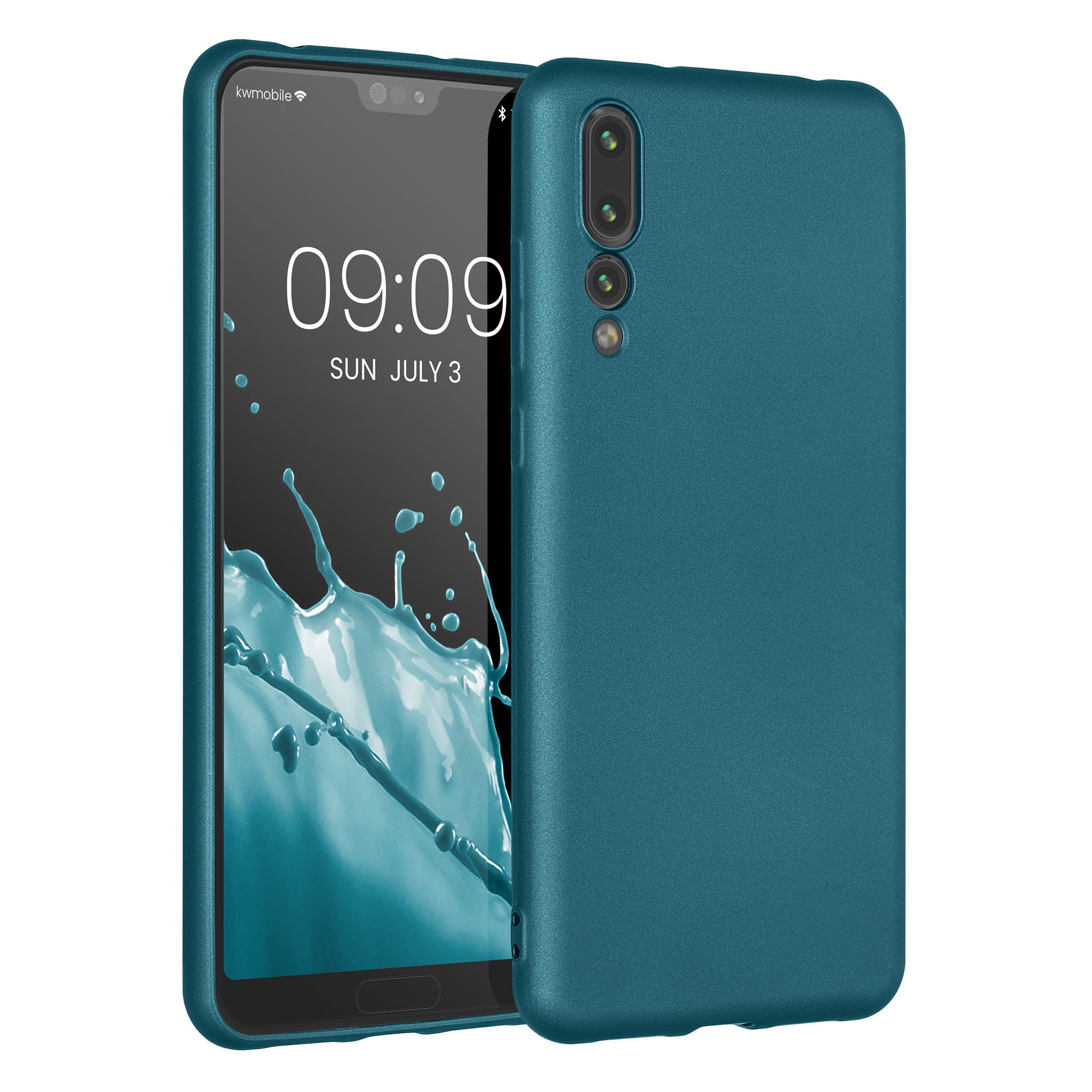 Kryt kwmobile Huawei P20 Pro, metalická karibská modrá
