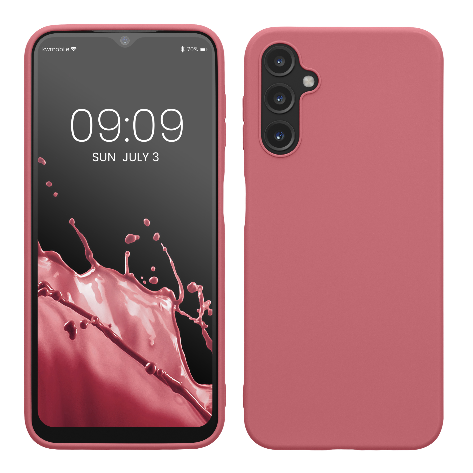 Kryt na mobil Samsung Galaxy A14 5G kwmobile TPU Tmavě růžová