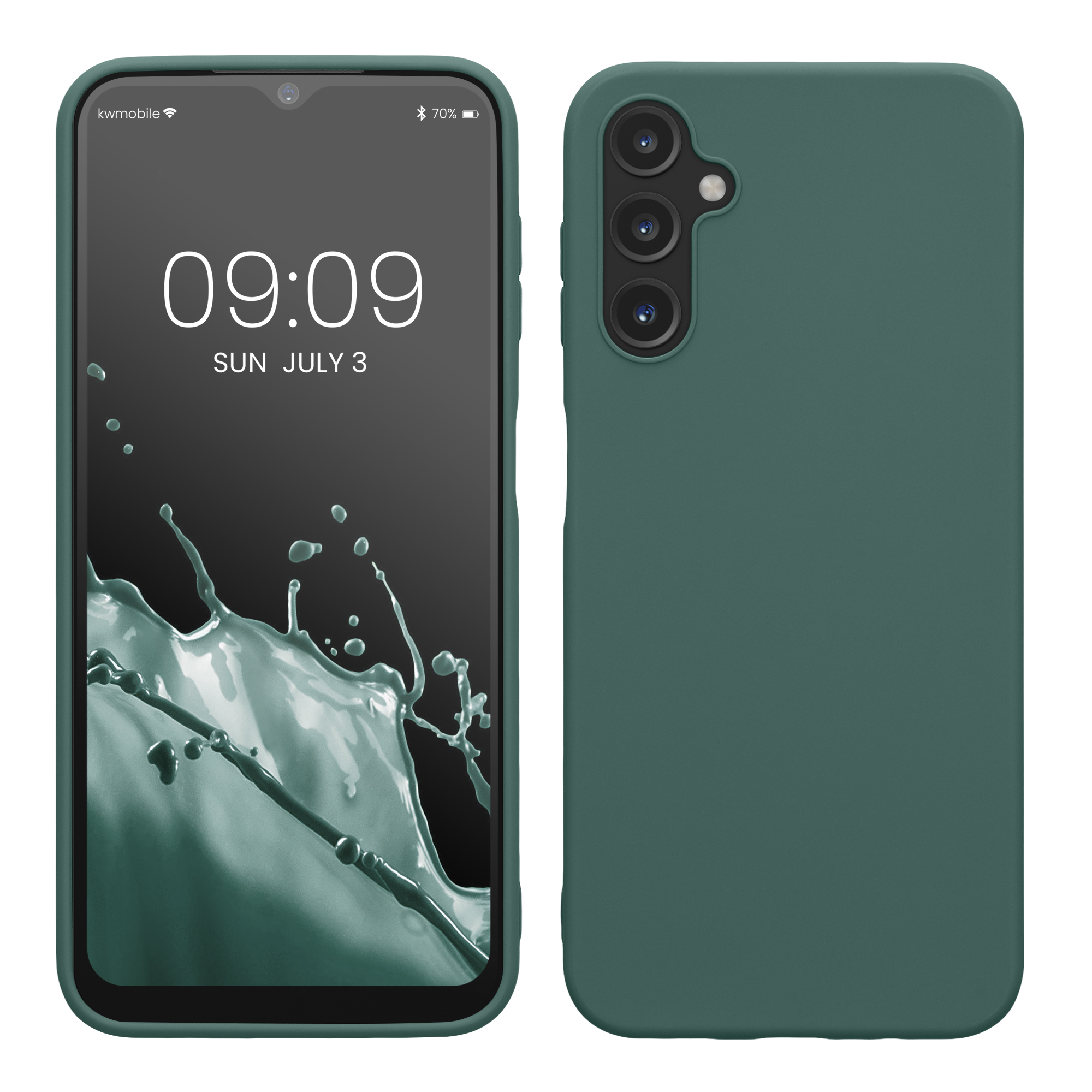 Kryt na mobil Samsung Galaxy A14 5G kwmobile TPU Modro-zelená