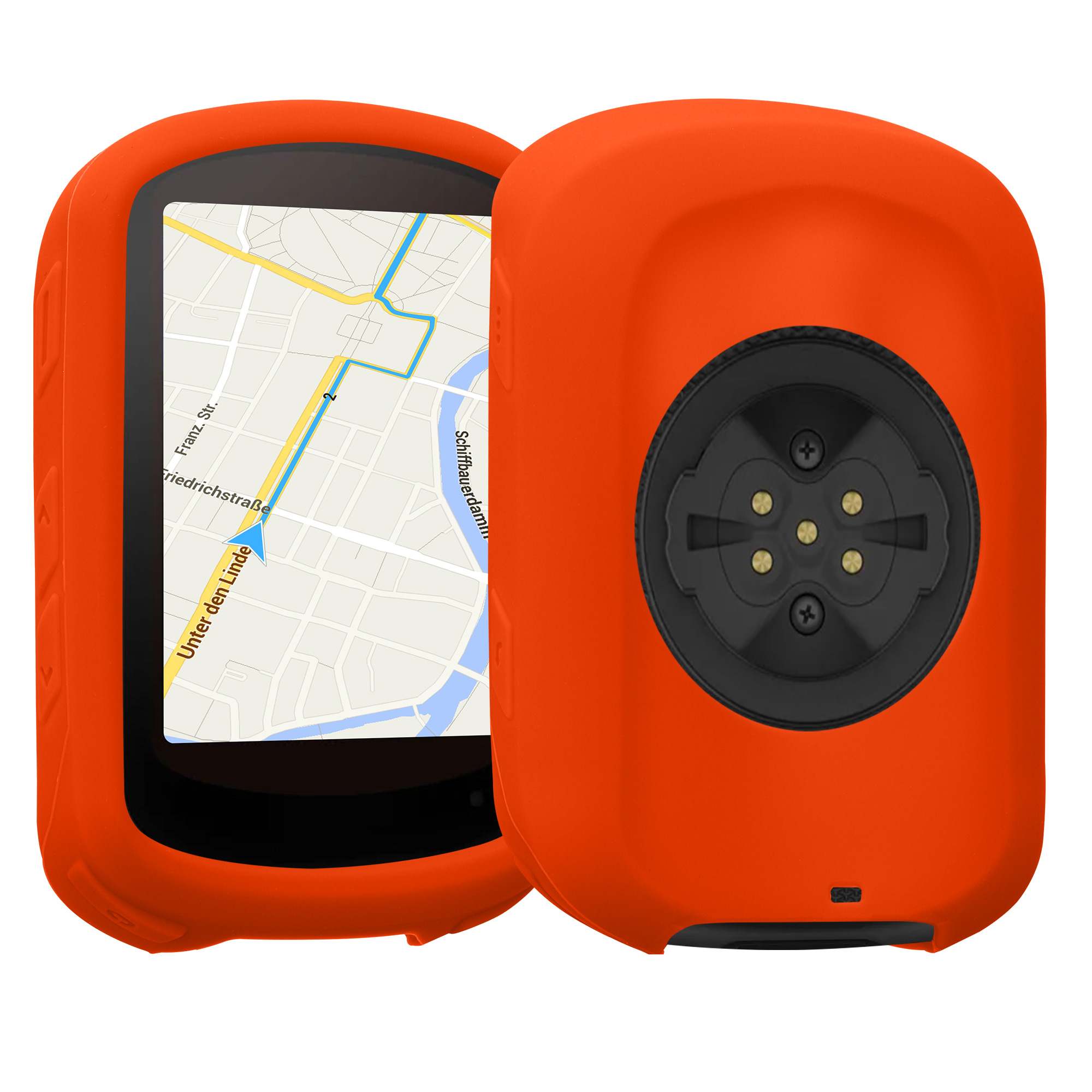 Silikonové pouzdro cyklo GPS Garmin Edge 840 / Edge 540 kwmobile světle zelená