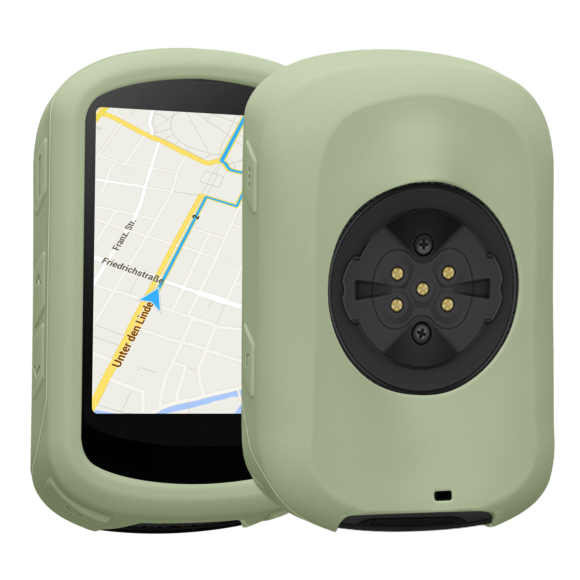 Silikonové pouzdro cyklo GPS Garmin Edge 840 / Edge 540 kwmobile průhledná