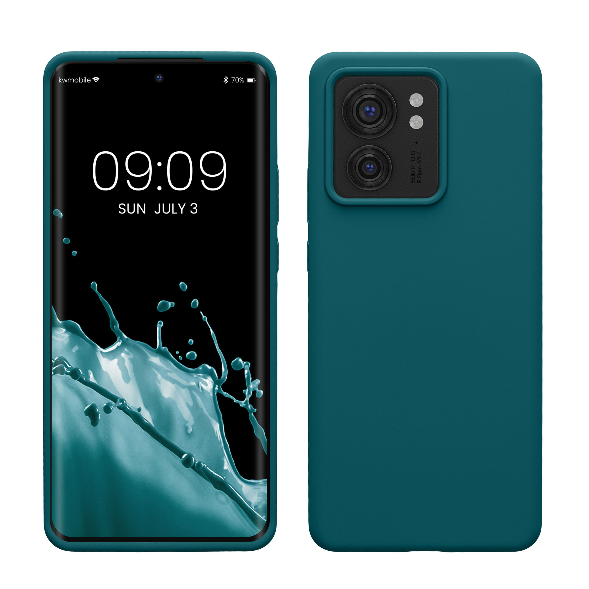 TPU kryt na mobil Motorola Edge 40 kwmobile TPU petrolejový