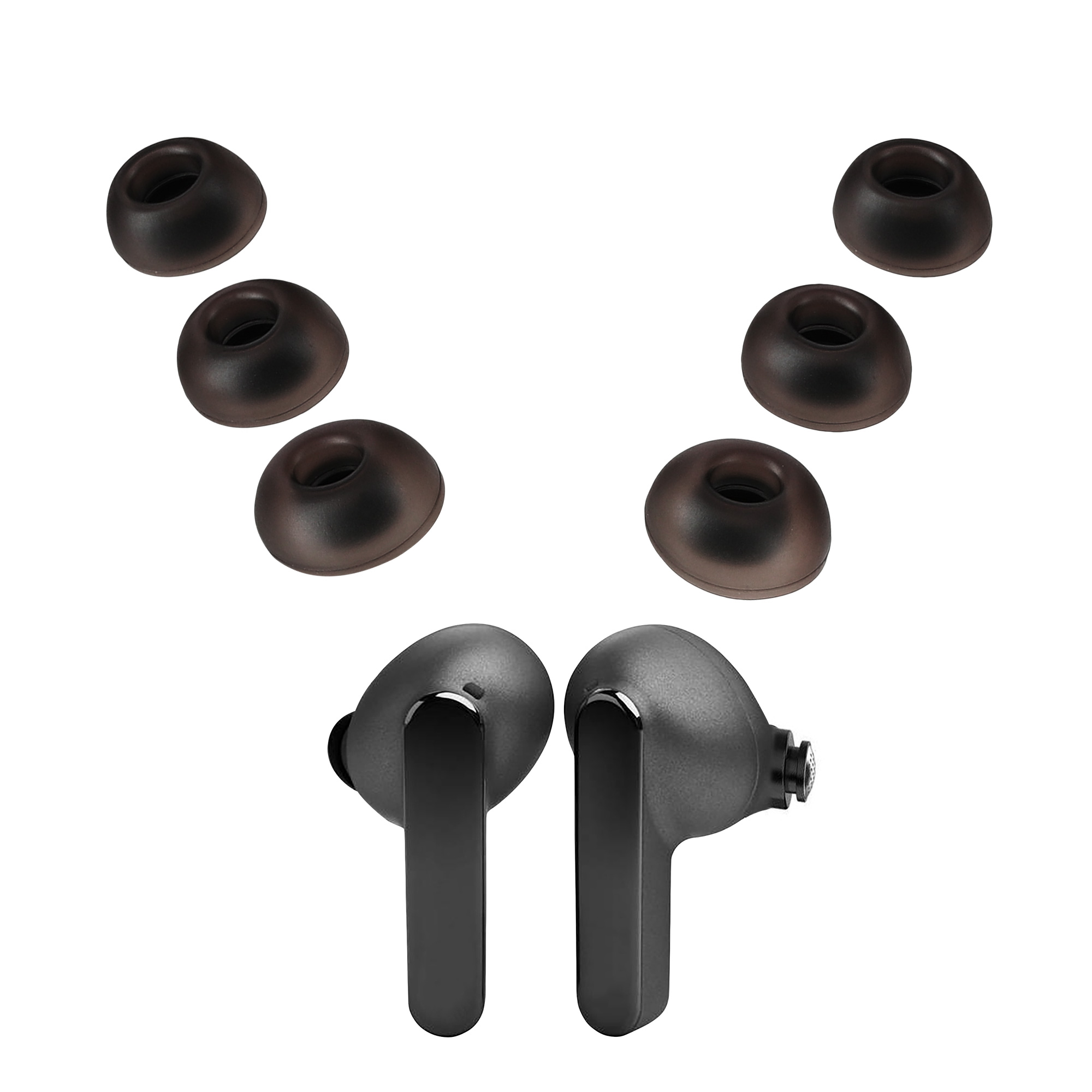 6x silikonové špuntíky do sluchátek pro JBL Live Pro 2 TWS kwmobile - růžová