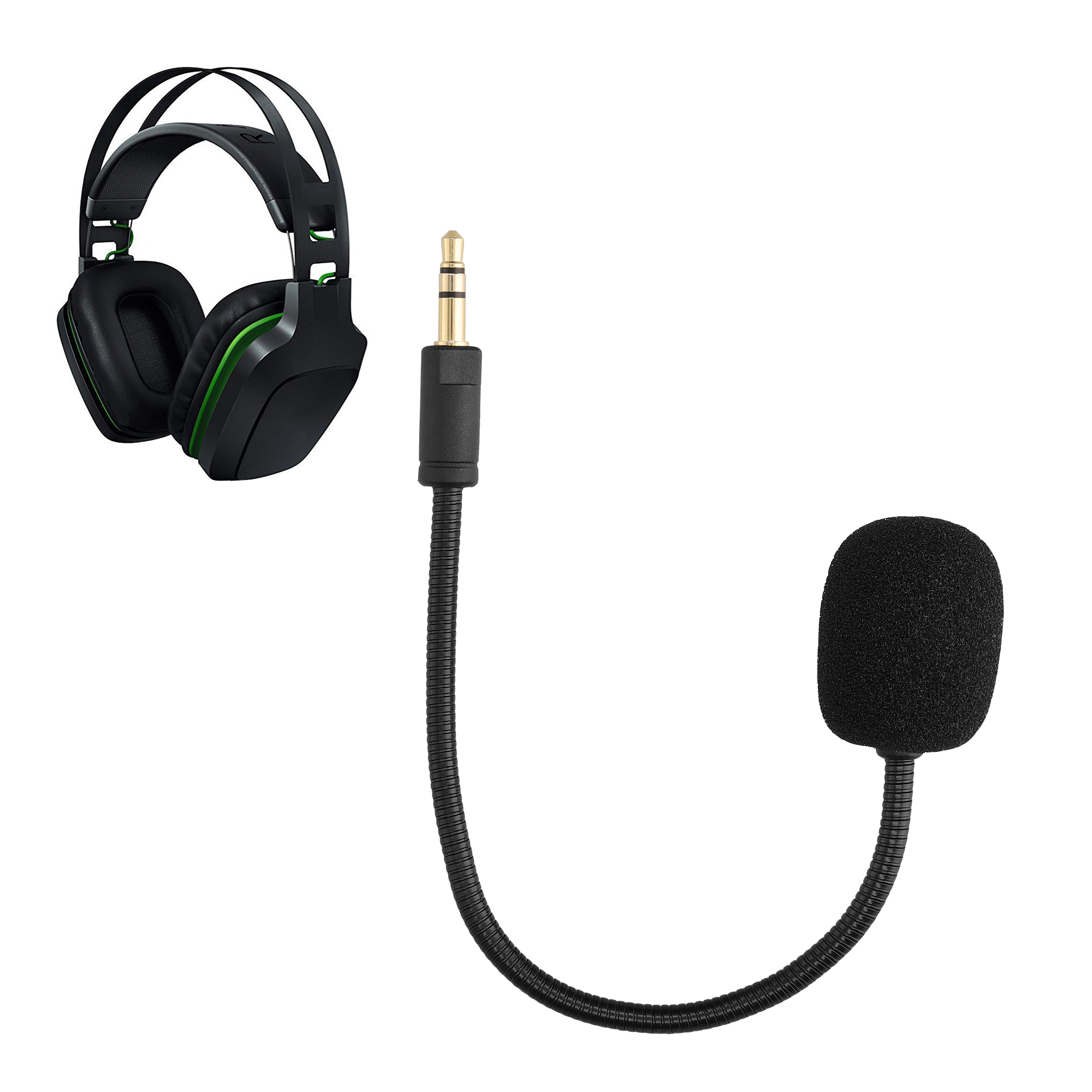 Náhradní mikrofon herní headset Razer Electra V2 / Electra V1 kwmobile černý