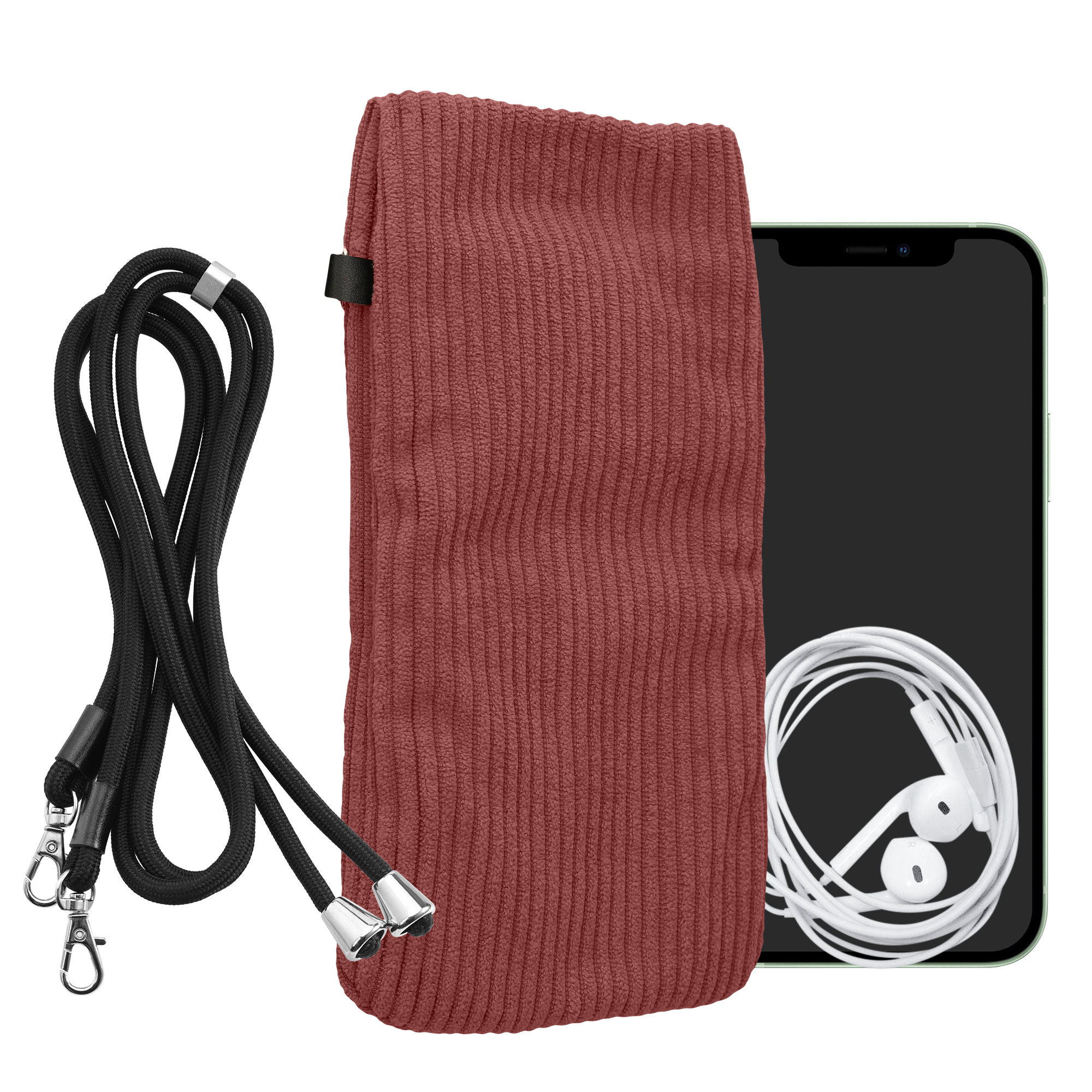 Univerzální pouzdro kwmobile na mobil XL 6,7/6,8" (16,7 x 9,5 cm) - tmavě růžová