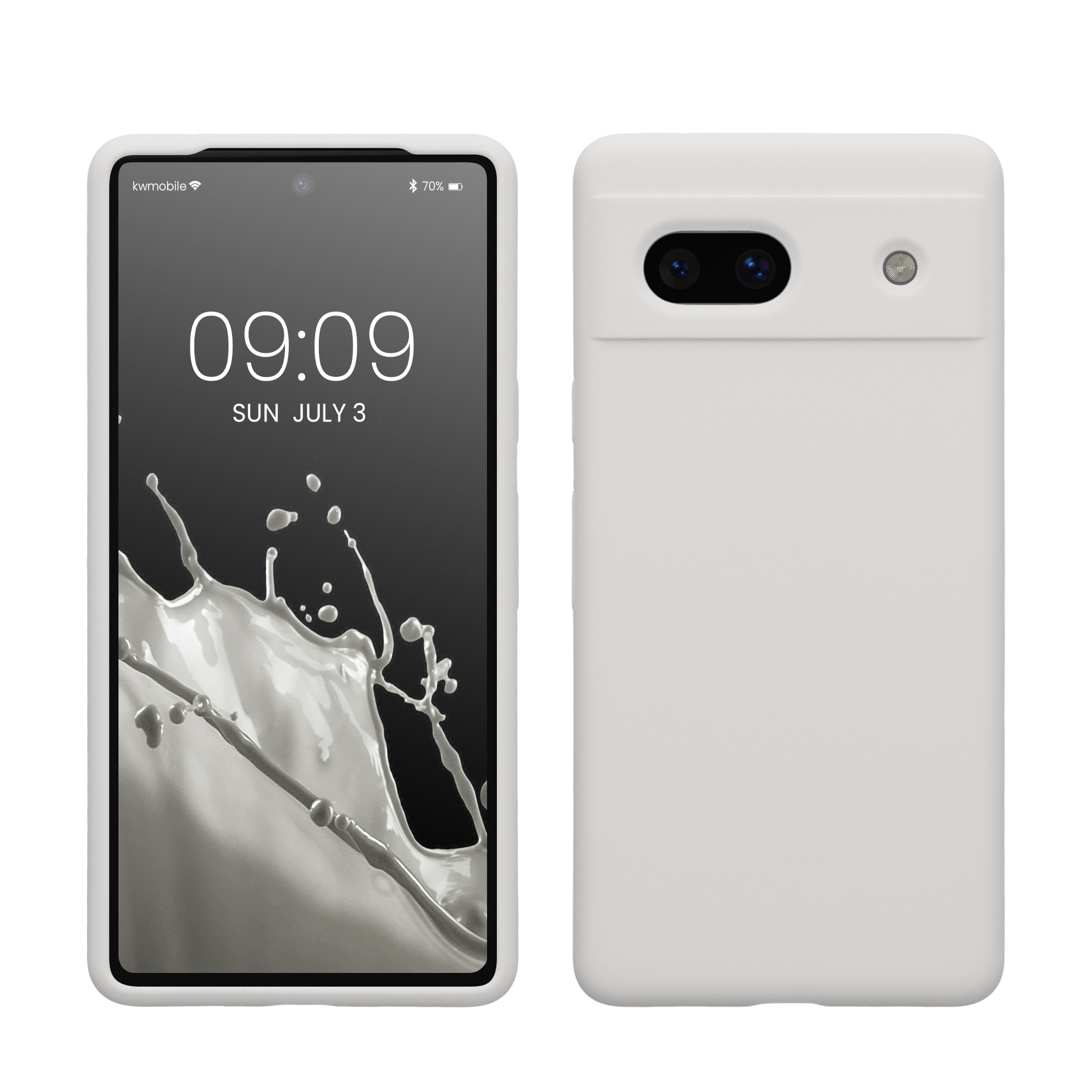 TPU kryt kwmobile Google Pixel 7a - White Matte