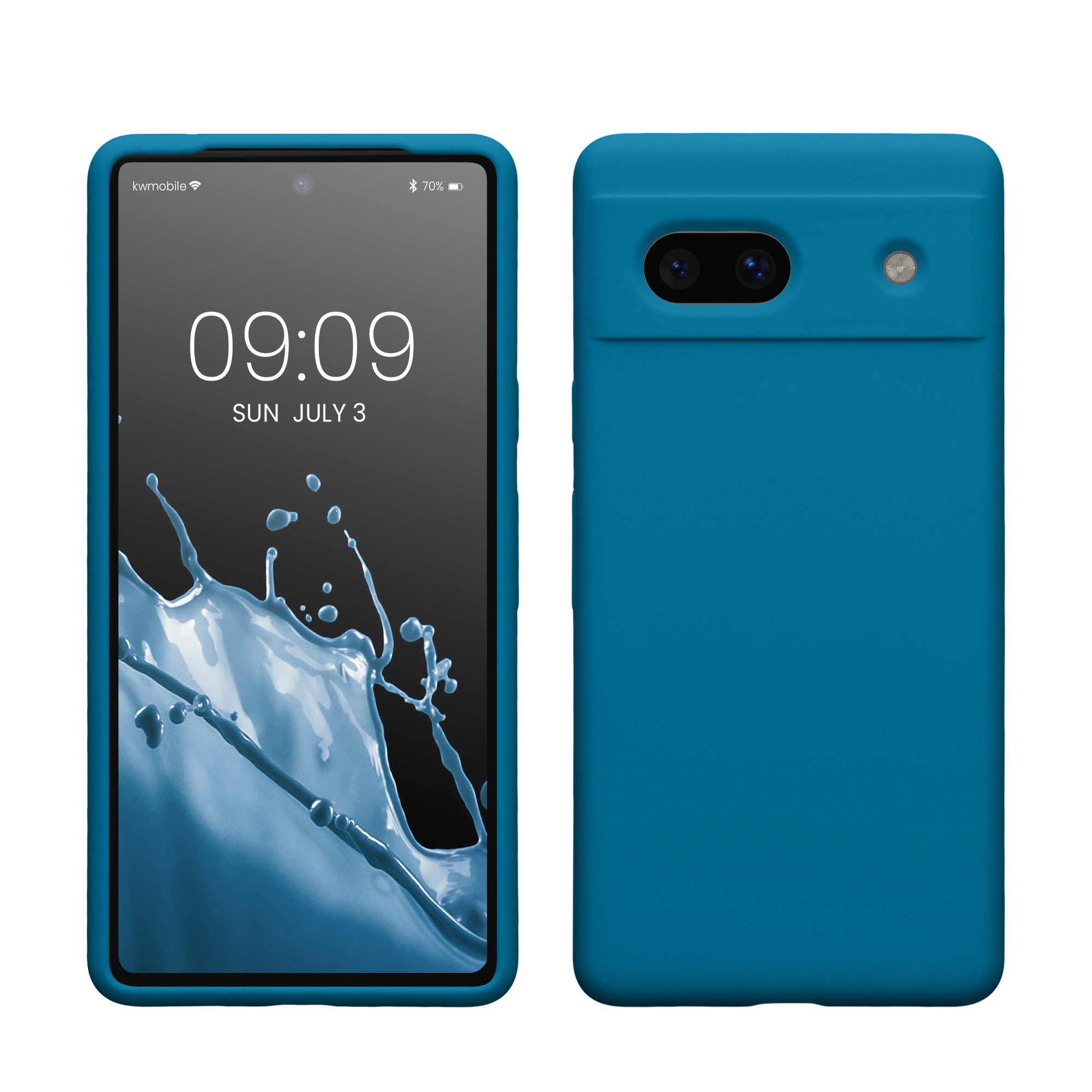 TPU kryt kwmobile Google Pixel 7a - Caribbean Blue