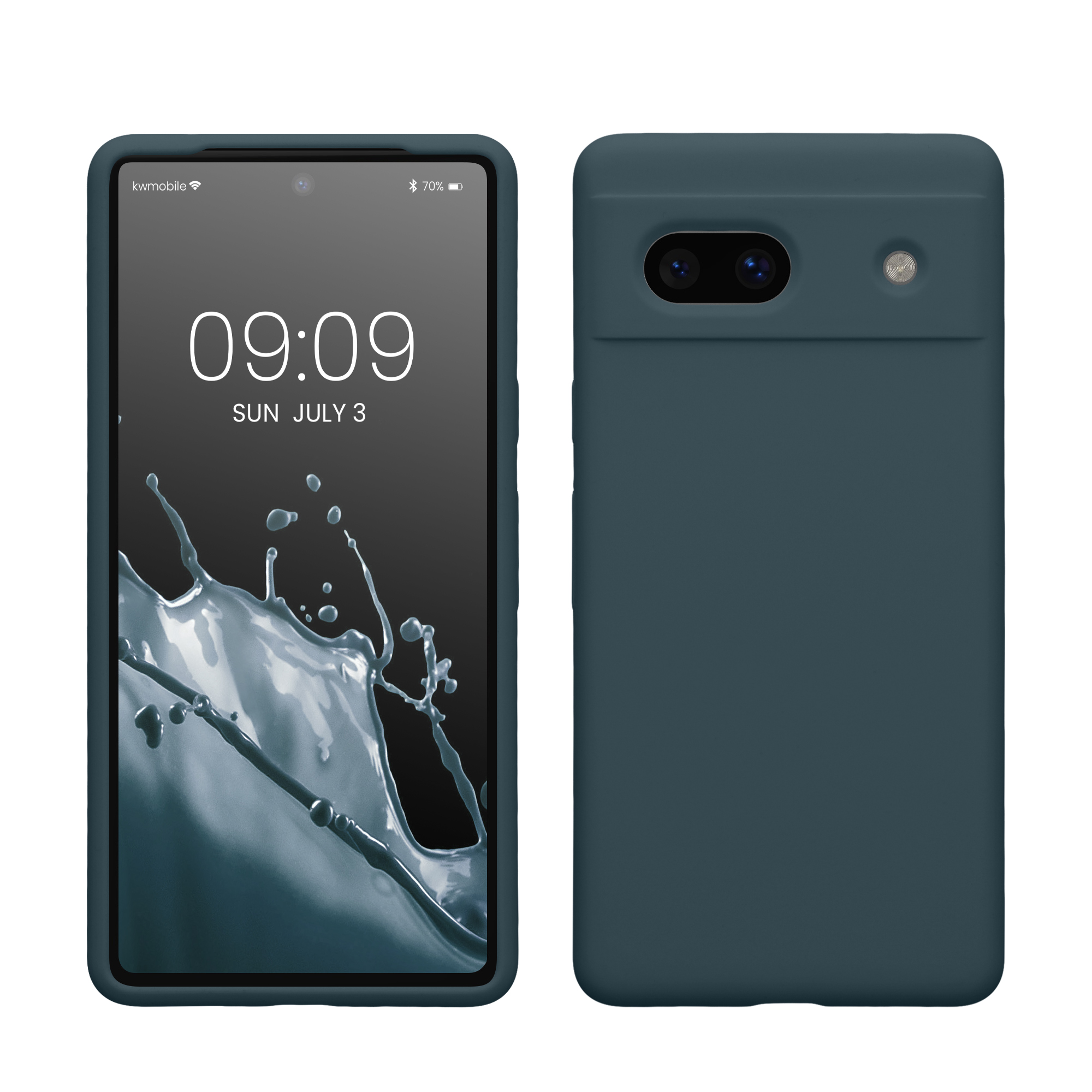 TPU kryt kwmobile Google Pixel 7a - Dark Slate