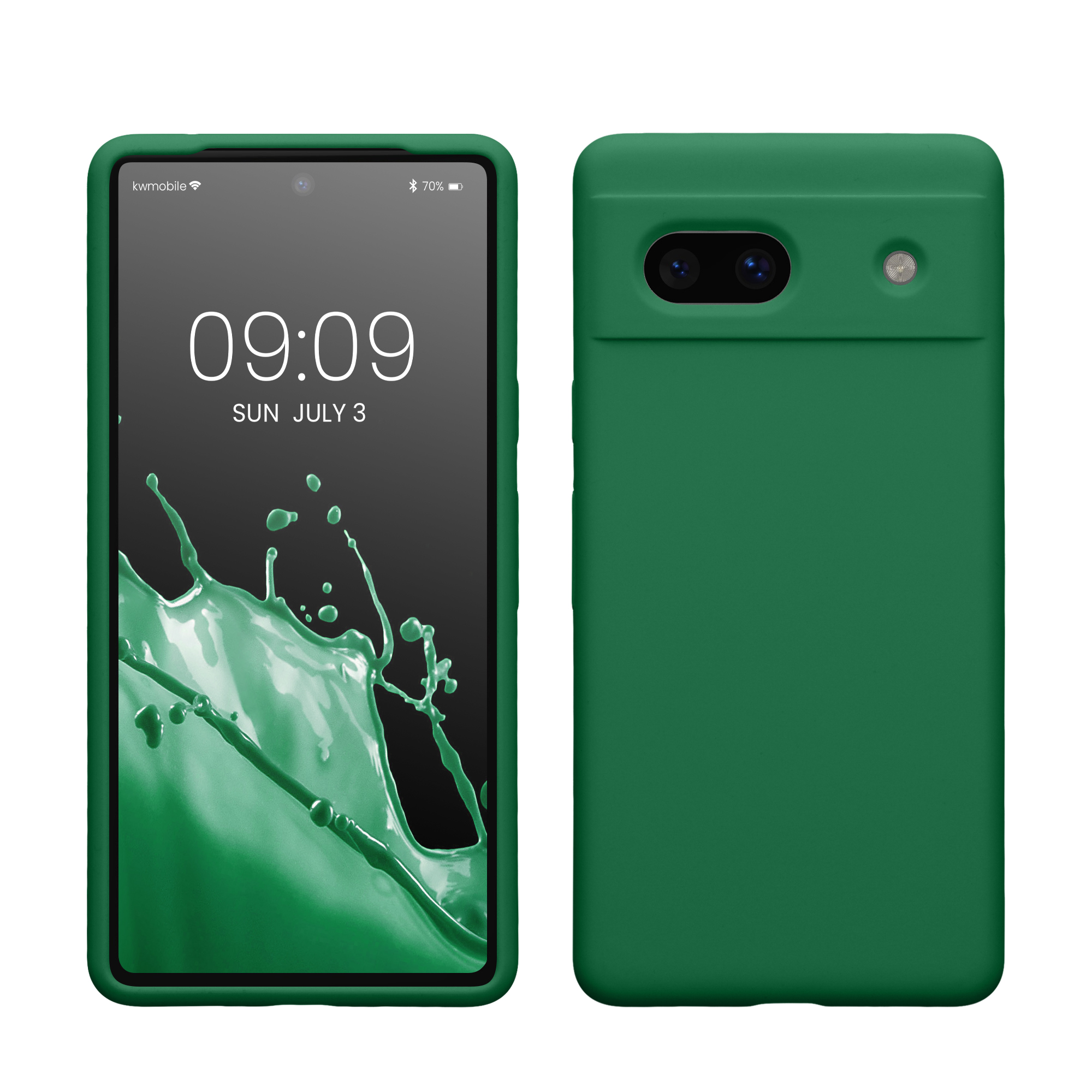 TPU kryt kwmobile Google Pixel 7a - Pixie Green