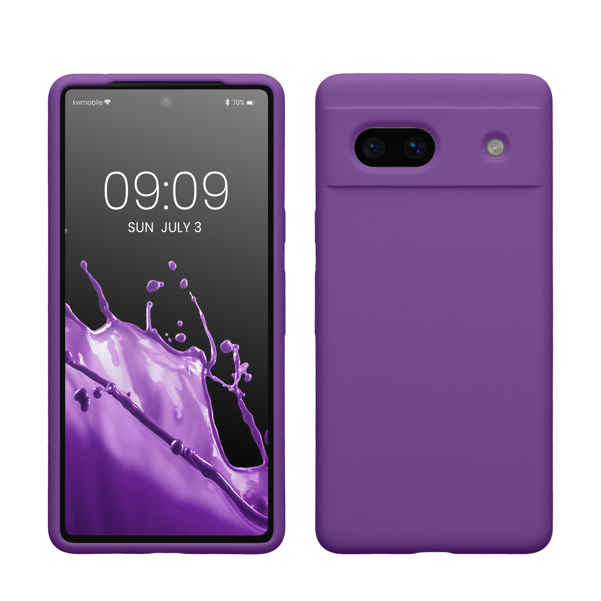 TPU kryt kwmobile Google Pixel 7a - Orchid Purple