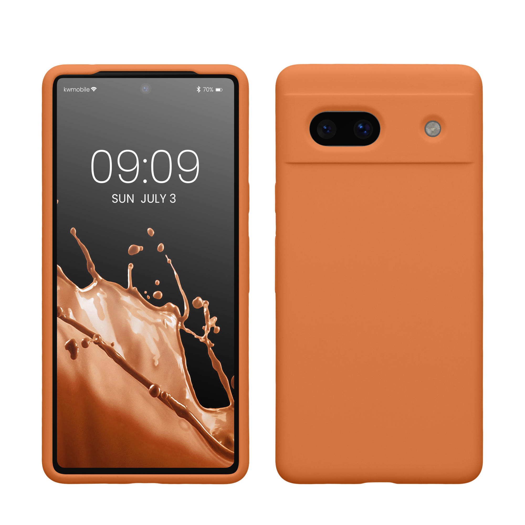 TPU kryt kwmobile Google Pixel 7a - Warm Apricot