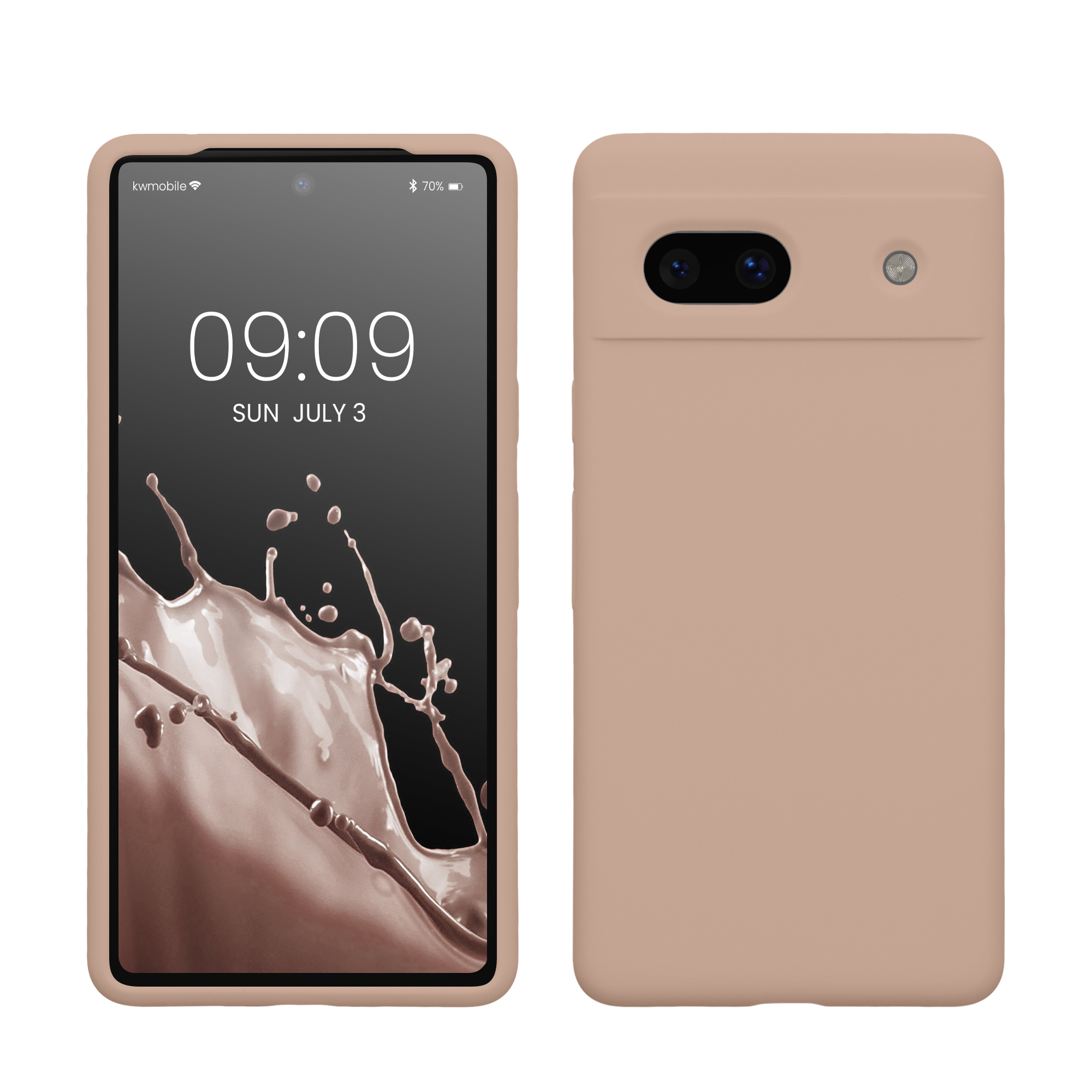 TPU kryt kwmobile Google Pixel 7a - matně starorůžový