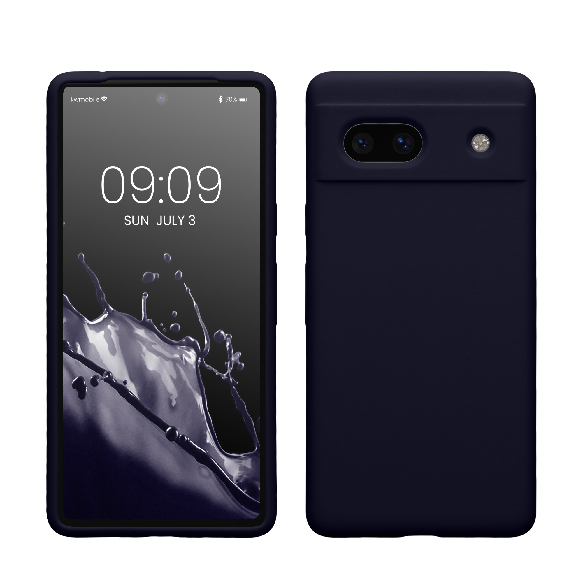 TPU kryt kwmobile Google Pixel 7a - tmavě modrý Deep Ocean