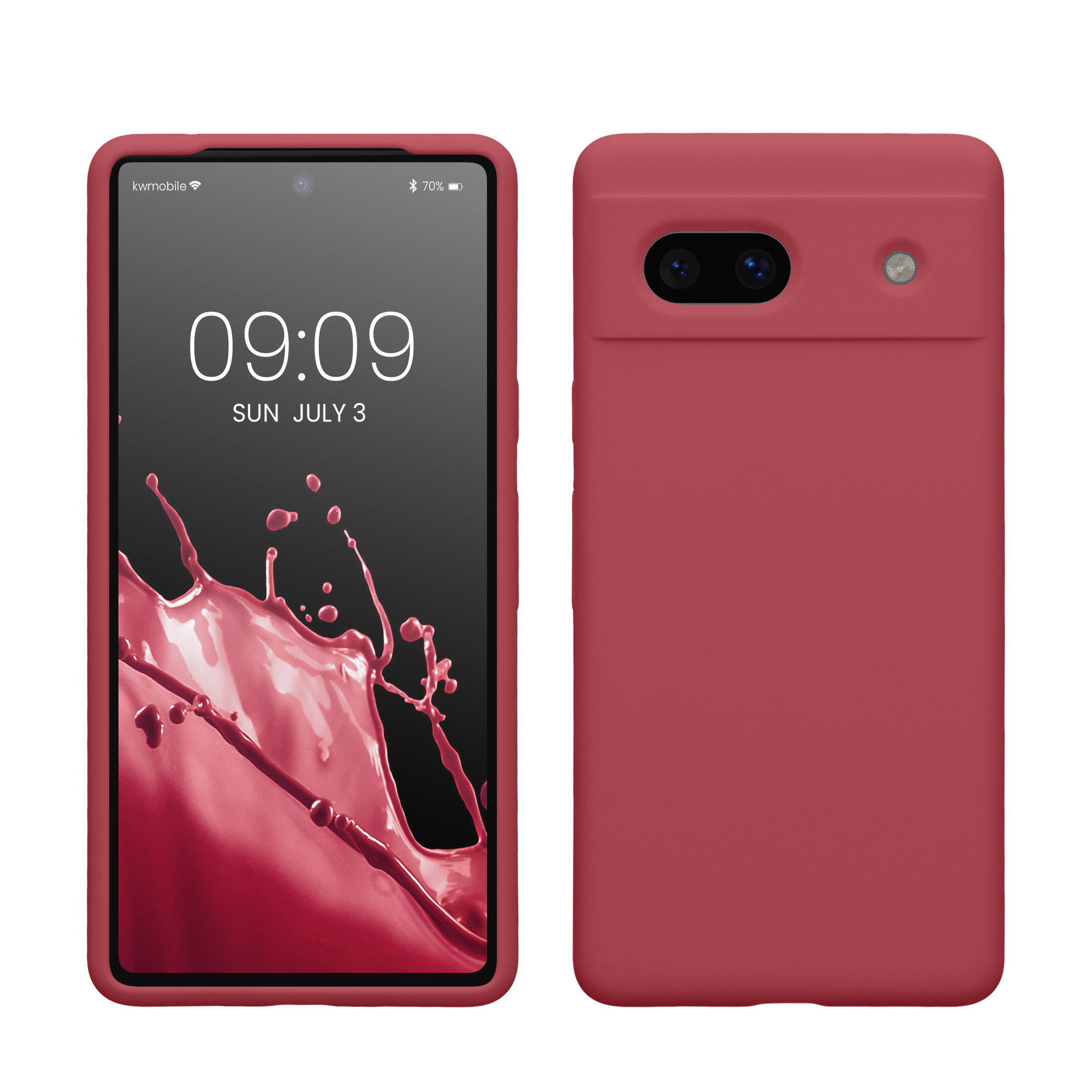 TPU kryt kwmobile Google Pixel 7a - Dark Rose