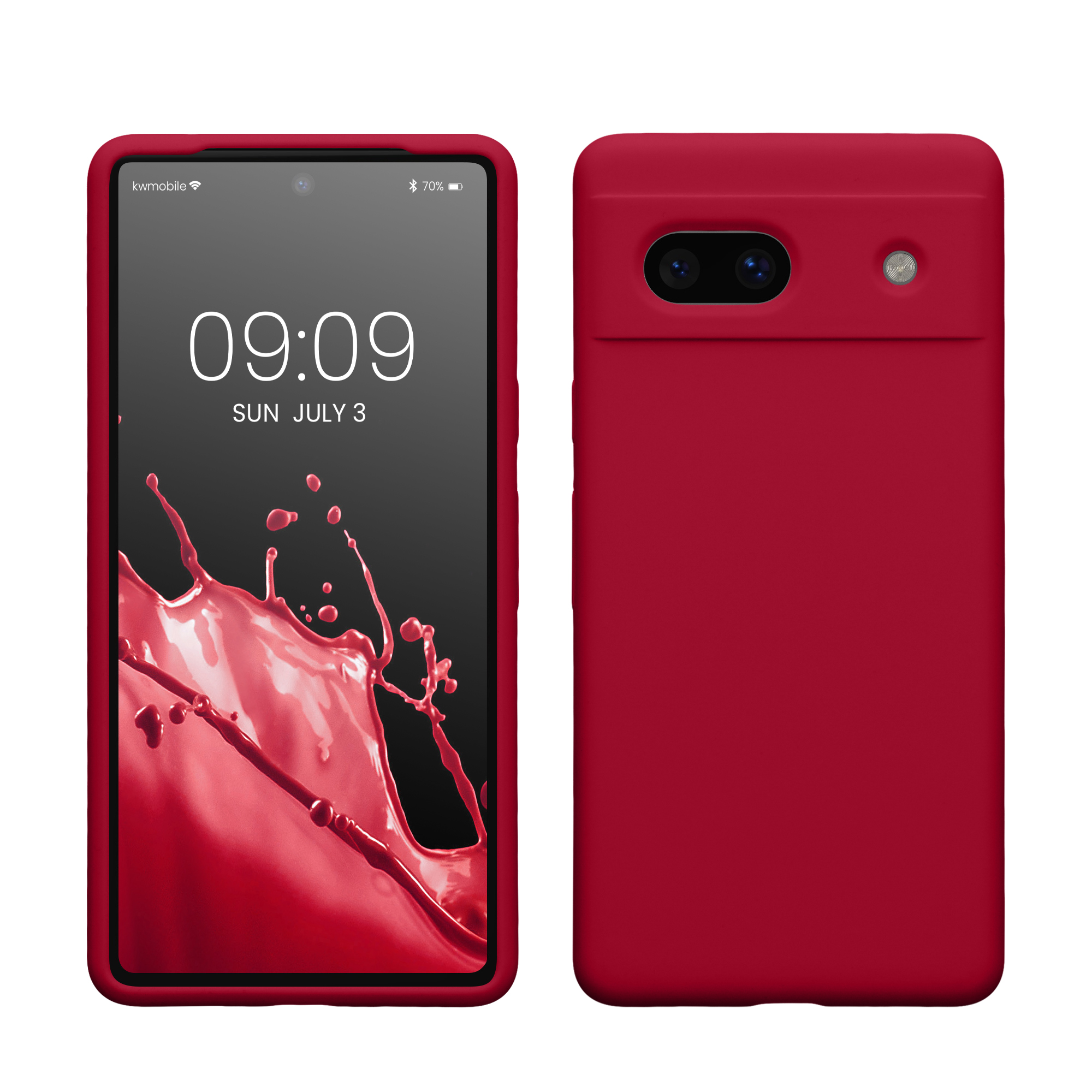 TPU kryt kwmobile Google Pixel 7a - Fuchsia Matte