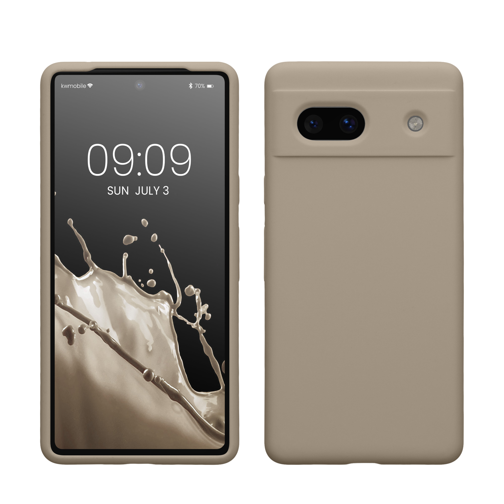 TPU kryt kwmobile Google Pixel 7a - Taupe
