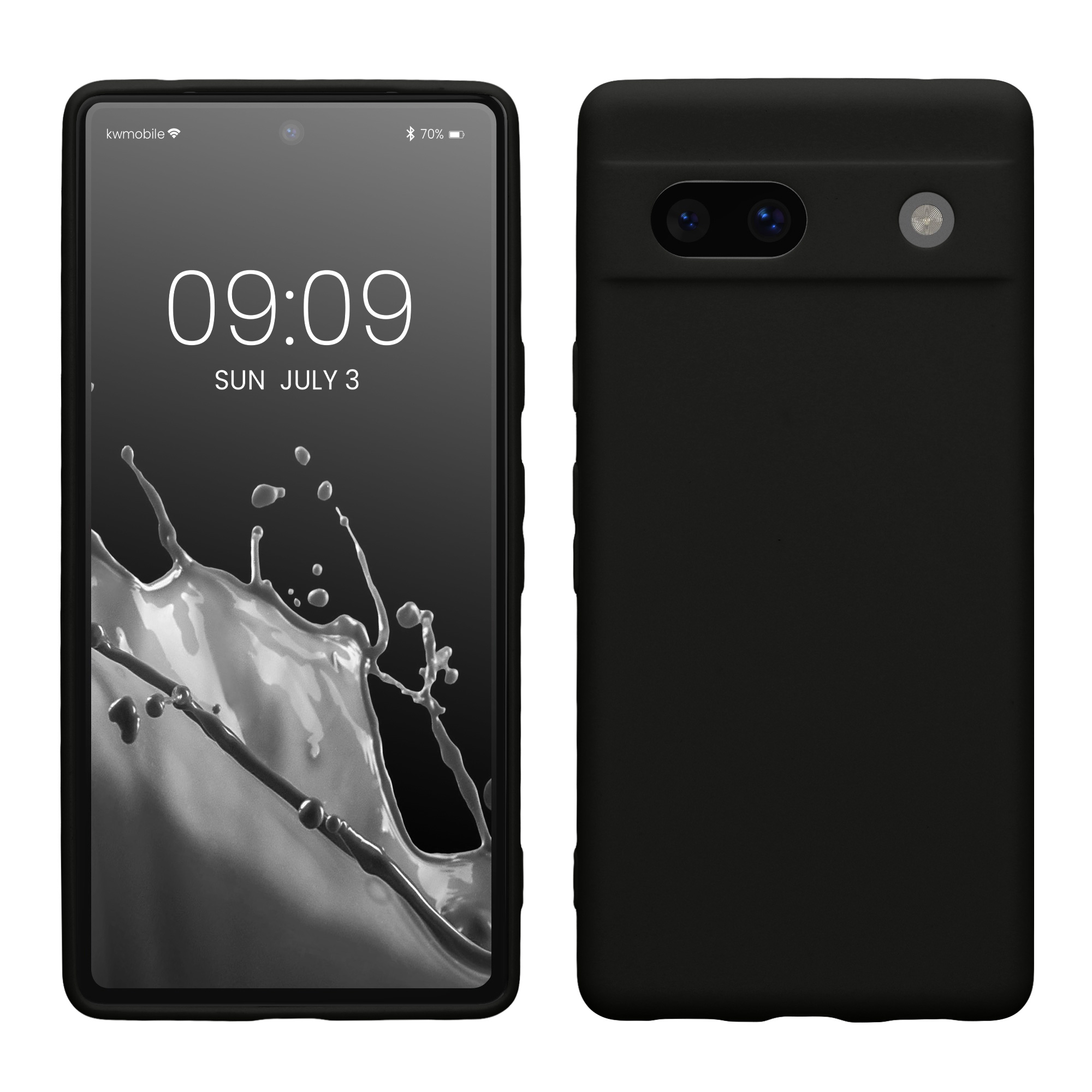 TPU kryt kwmobile Google Pixel 7a - Black Matte