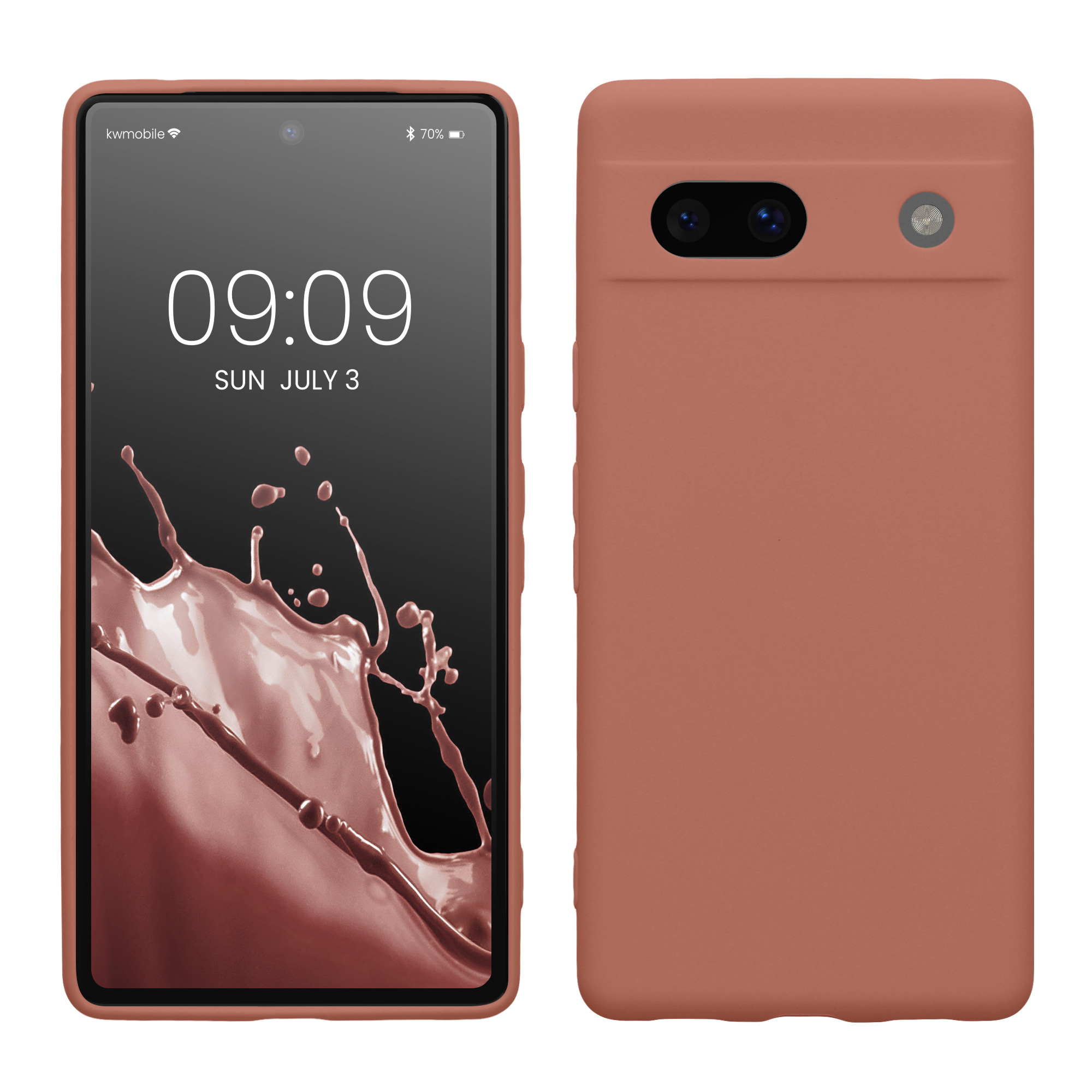 TPU kryt kwmobile Google Pixel 7a - Winter Rose