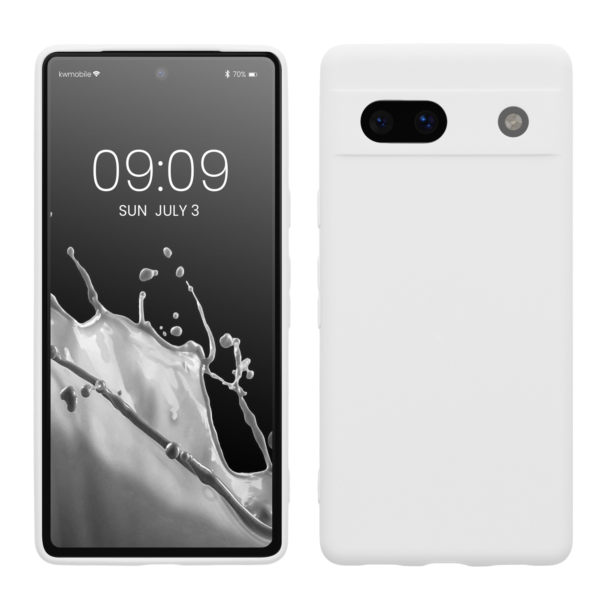 TPU kryt kwmobile Google Pixel 7a - White Matte