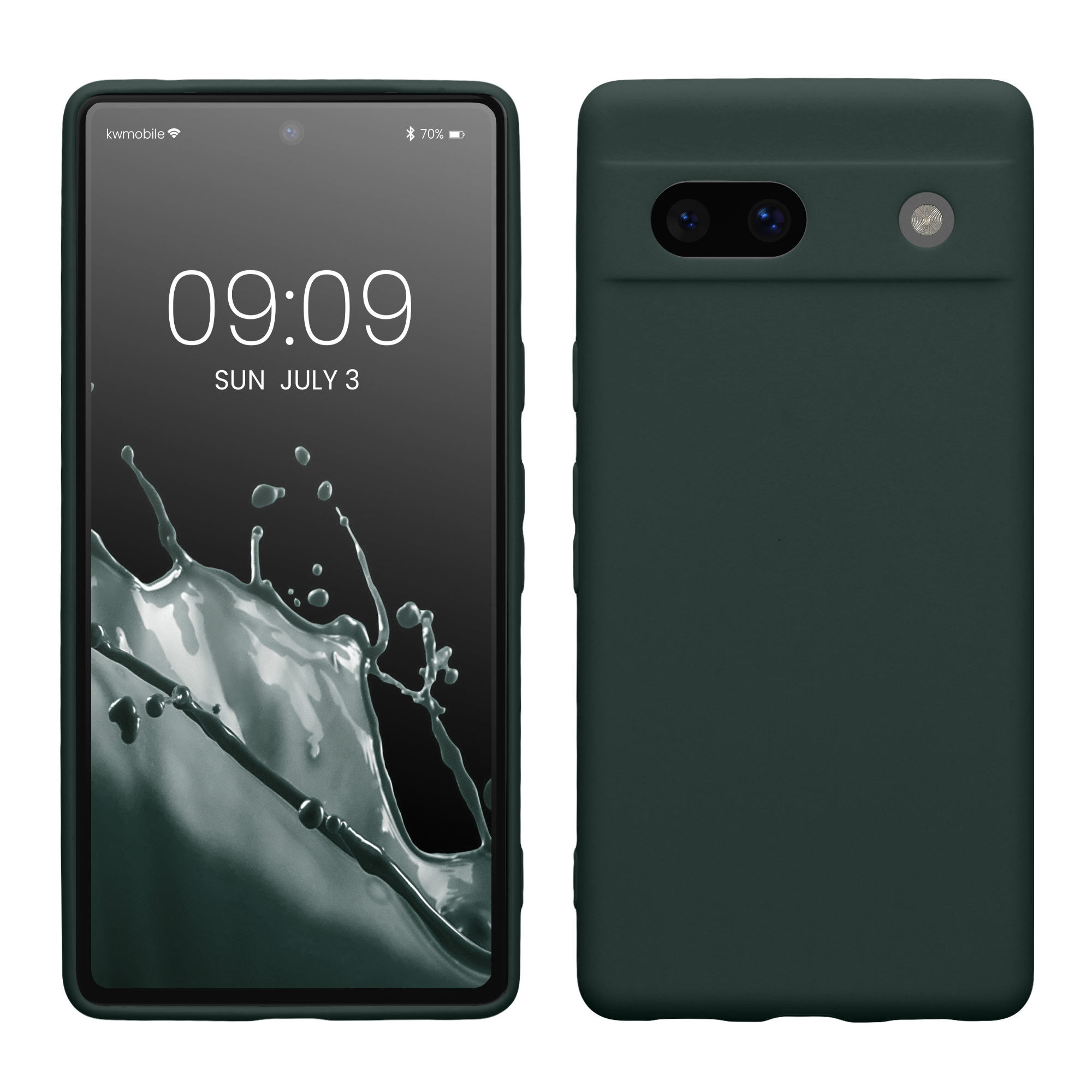 TPU kryt kwmobile Google Pixel 7a - Moss Green