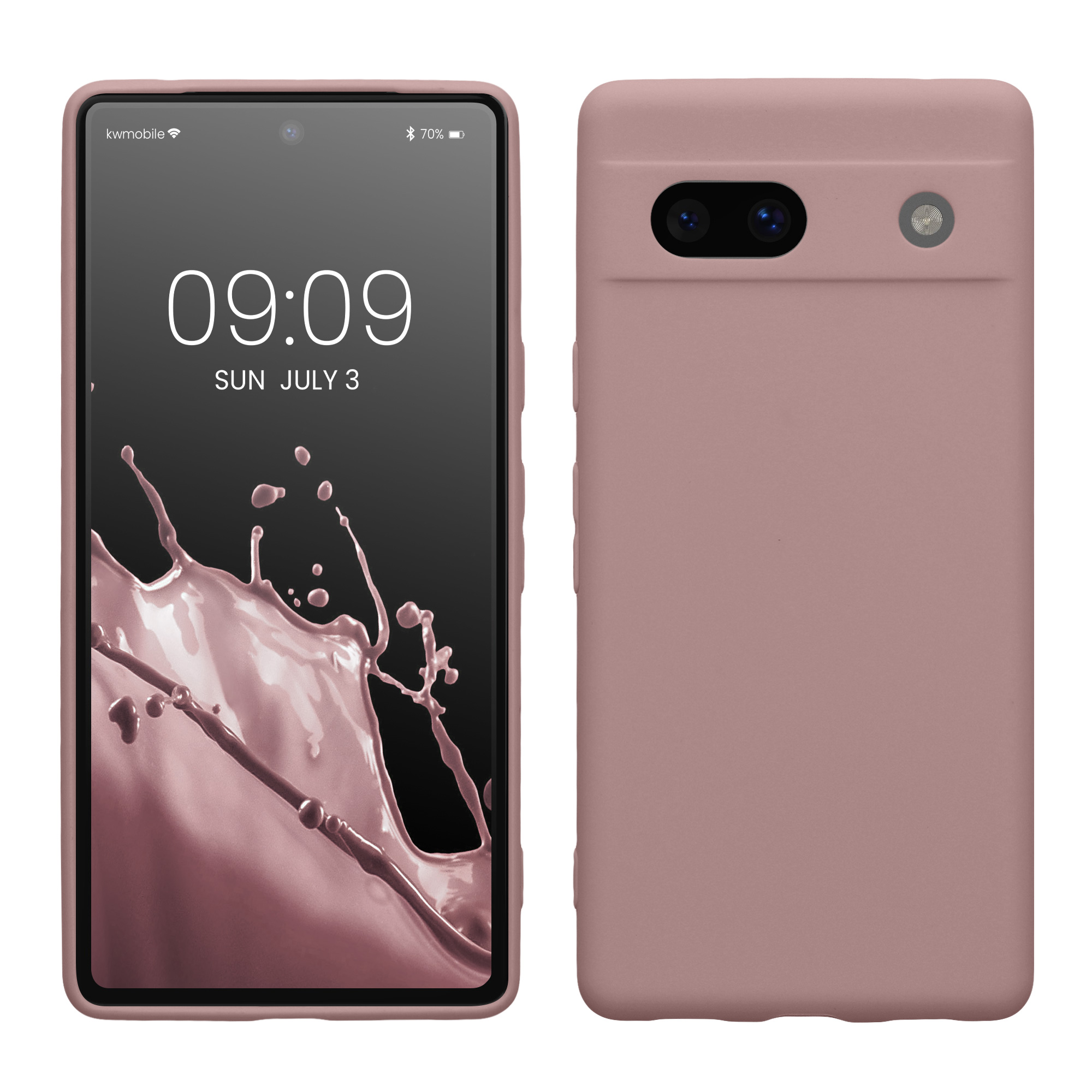 TPU kryt kwmobile Google Pixel 7a - nude lila