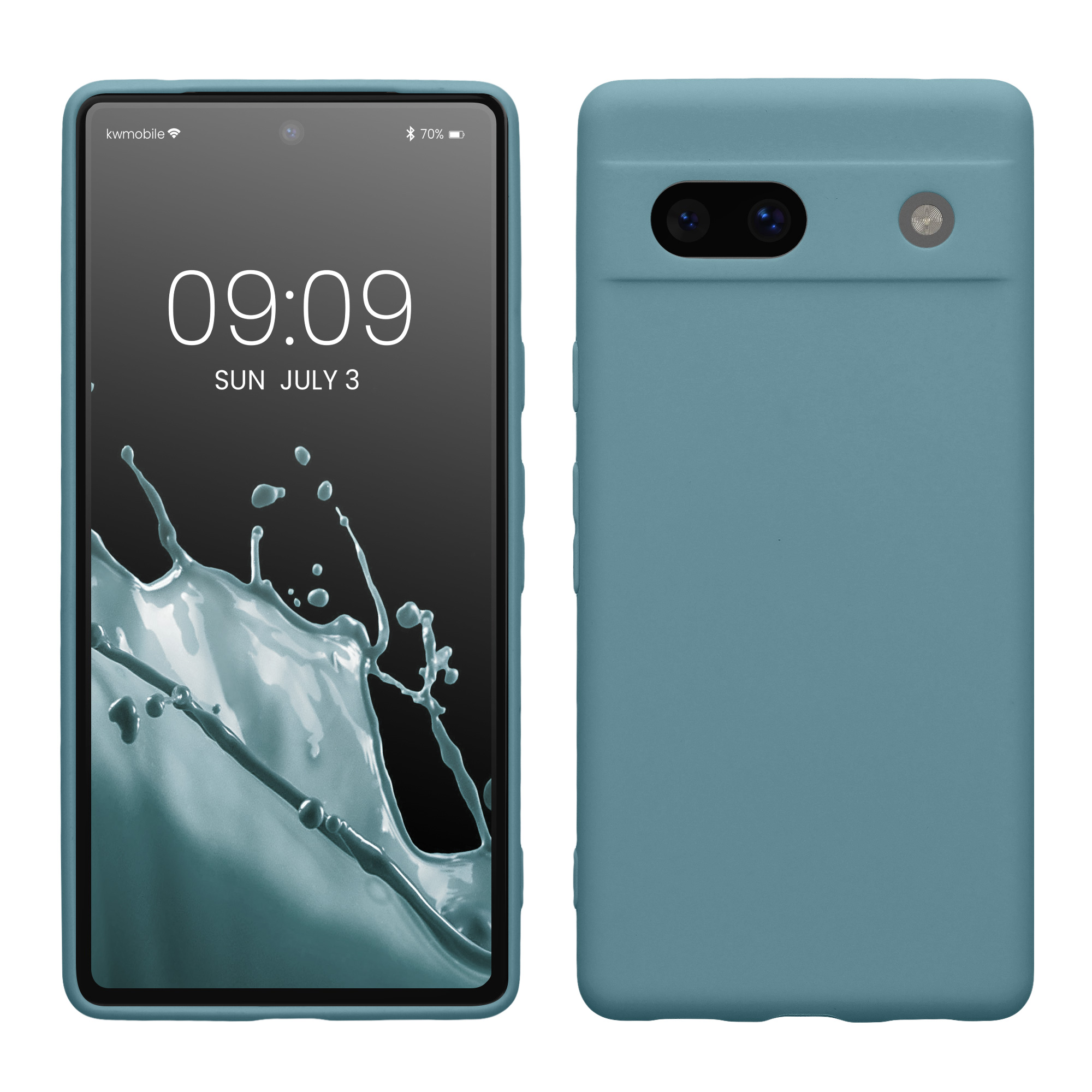 TPU kryt kwmobile Google Pixel 7a - béžově šedý Antique Stone