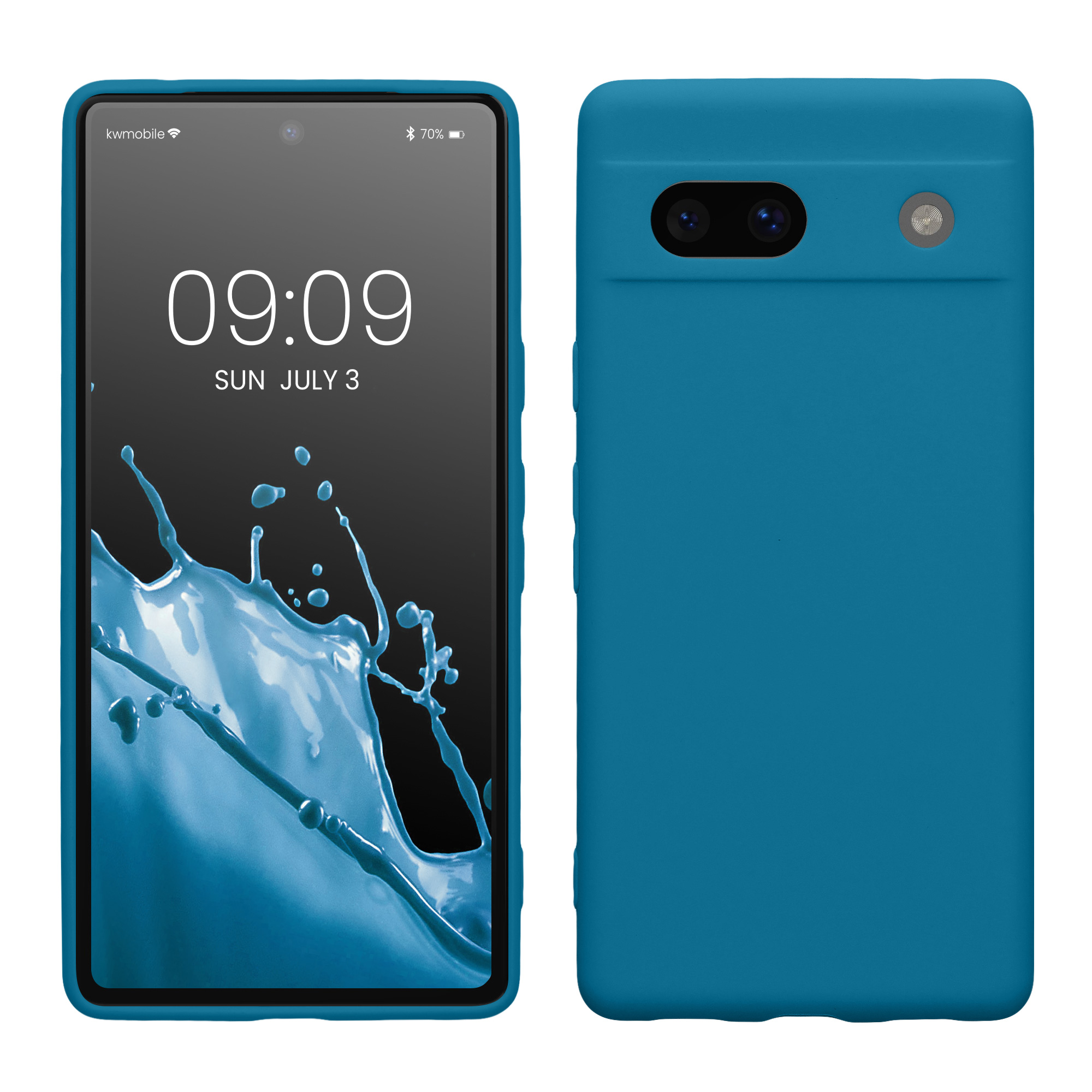 Slim TPU kryt kwmobile Google Pixel 7a - Caribbean Blue