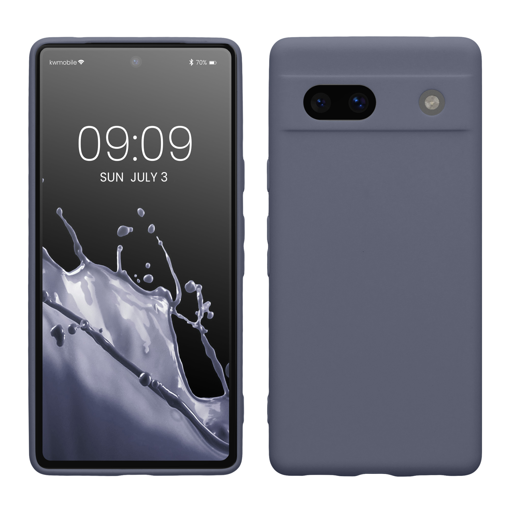 TPU kryt kwmobile Google Pixel 7a - Blue Grey