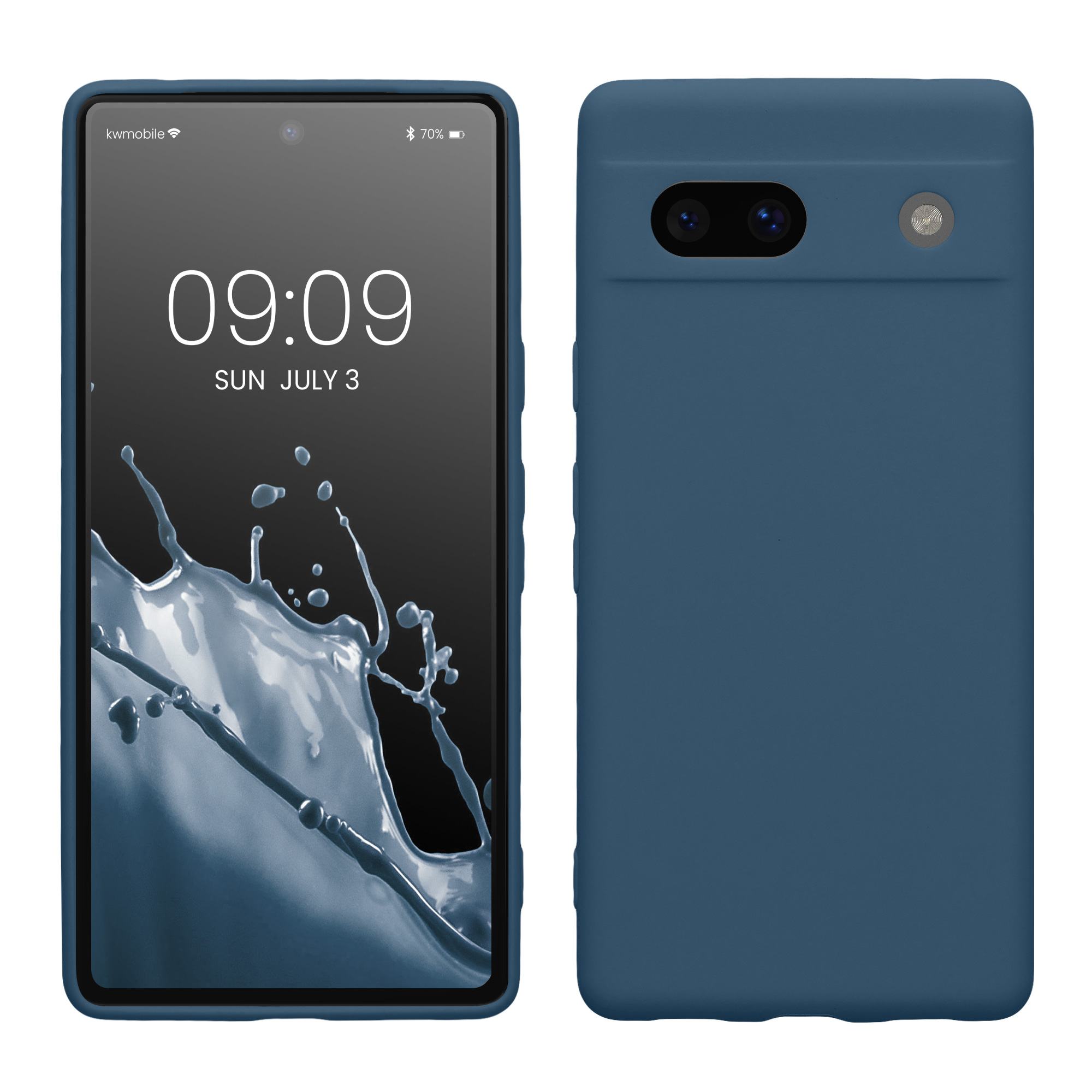 TPU kryt kwmobile Google Pixel 7a - tmavě modrý