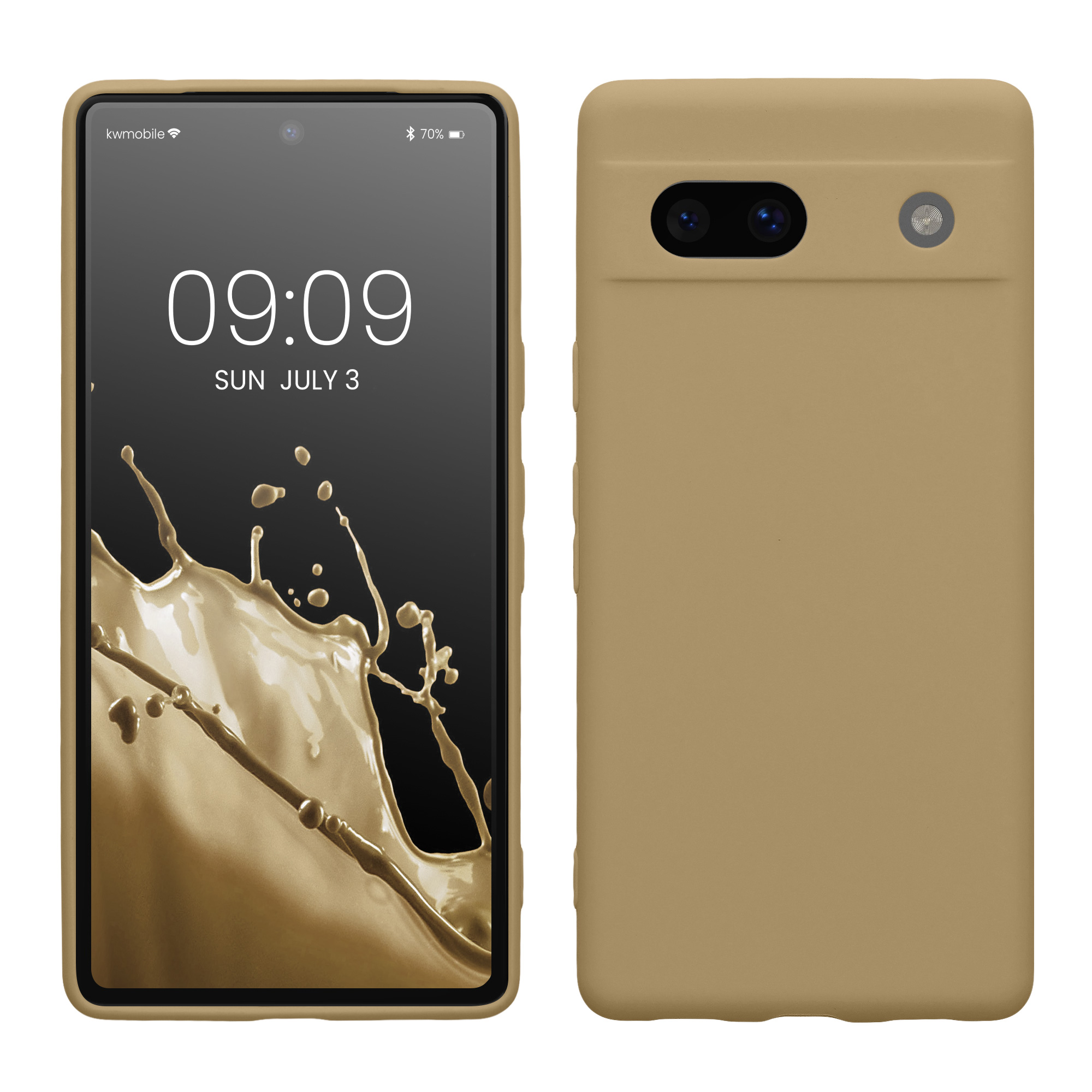 TPU kryt kwmobile Google Pixel 7a - Brownish Grey