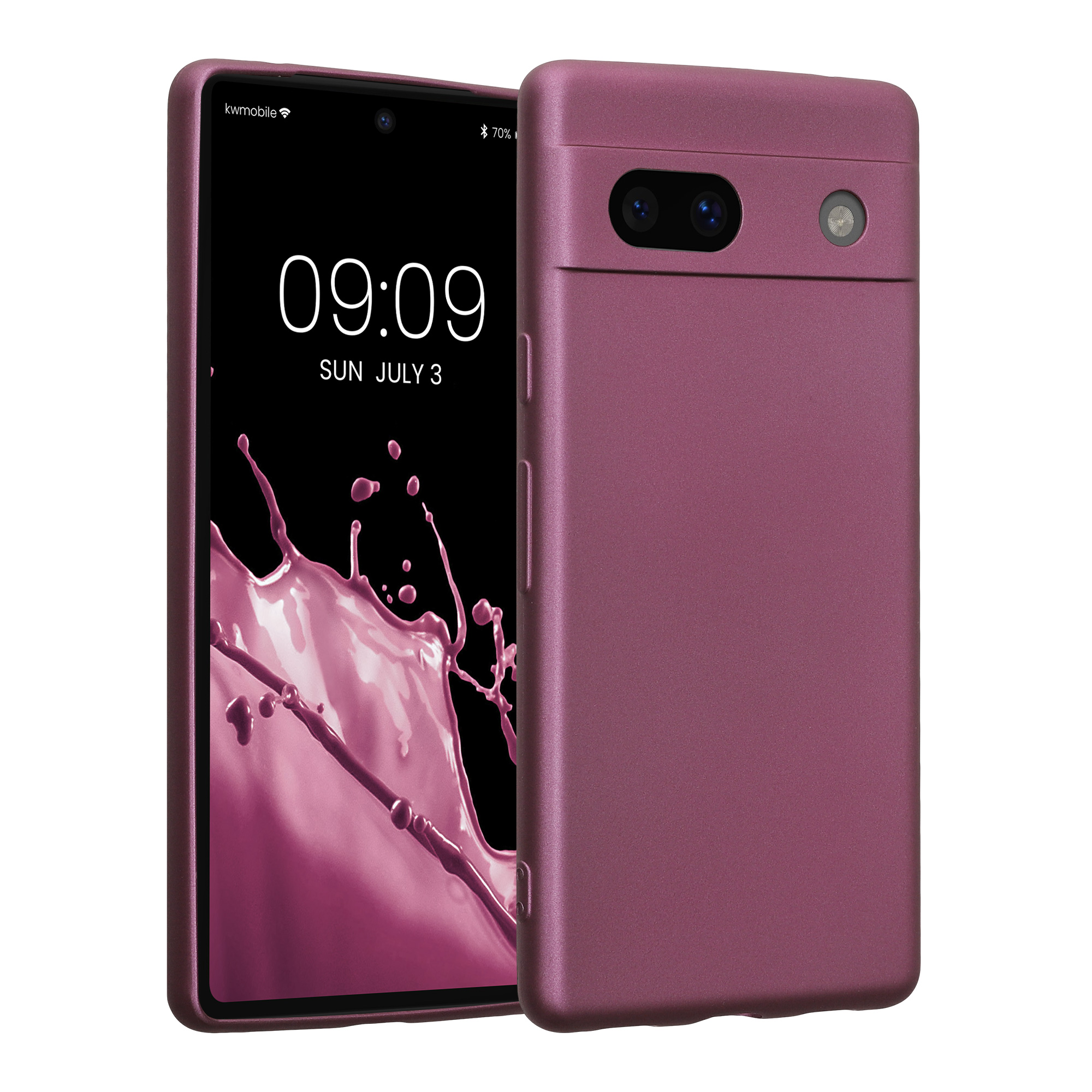 Metalický kryt kwmobile Google Pixel 7a - Metallic Lavender