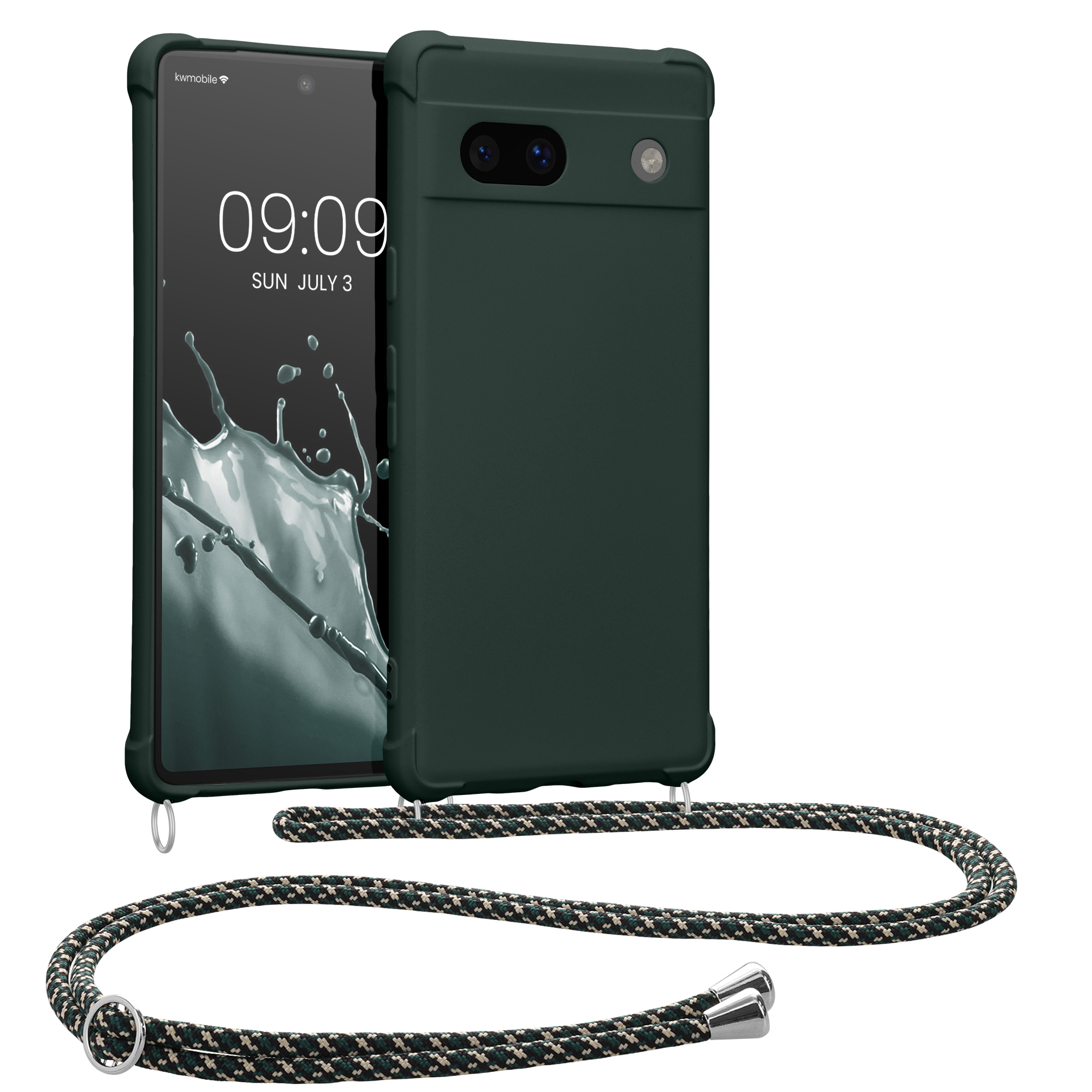 Crossbody kryt kwmobile Google Pixel 7a - Moss Green
