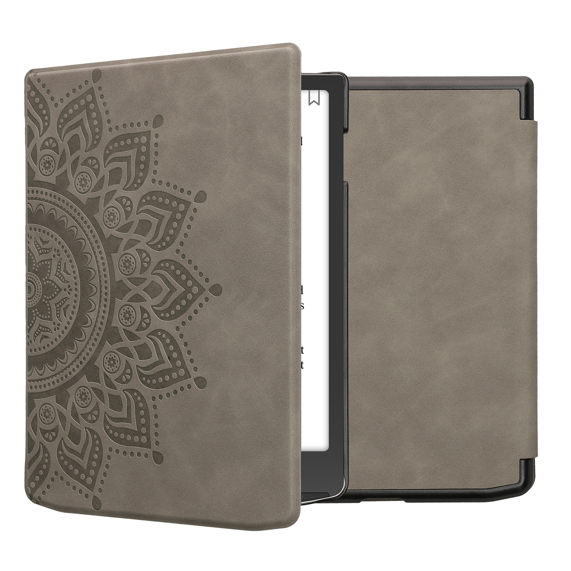 Pouzdro na čtečku kwmobile pro Pocketbook InkPad 4 / Color 3 / Color… - Rising Sun Grey