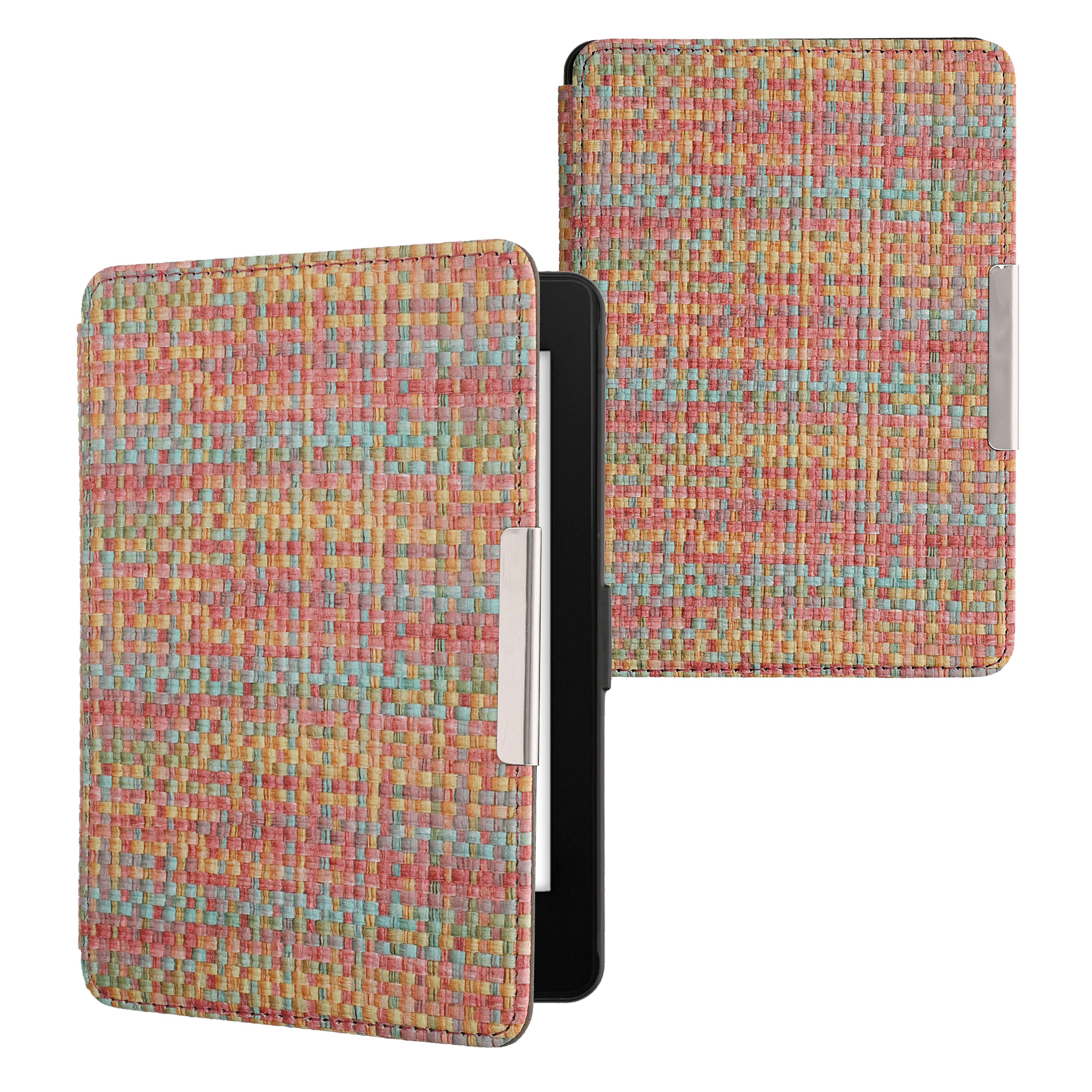 Pouzdro na čtečku kwmobile Amazon Kindle Paperwhite Cover - Colorful žlutá / červená / zelená