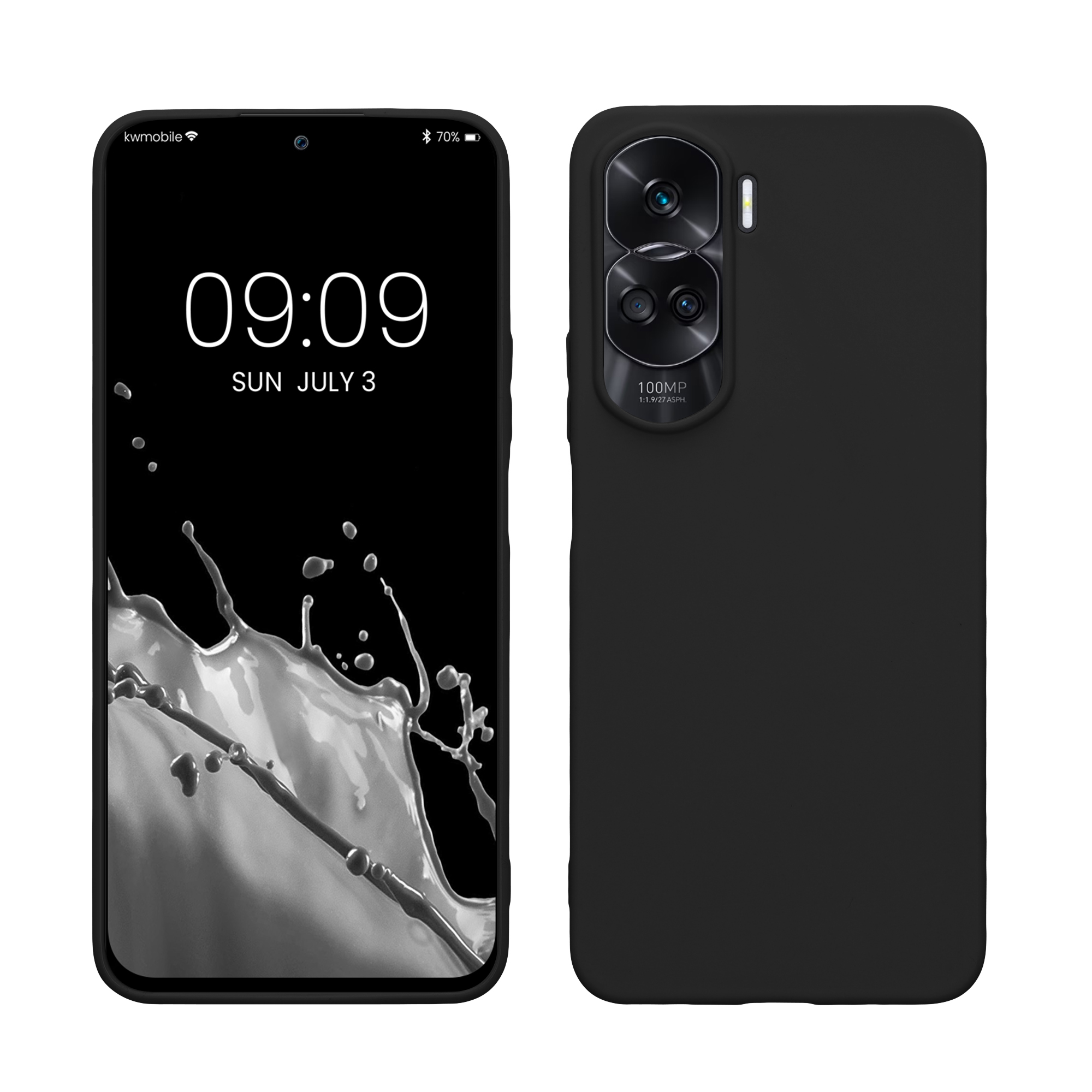 Kryt na mobil HONOR 90 Lite 5G kwmobile TPU matná černá