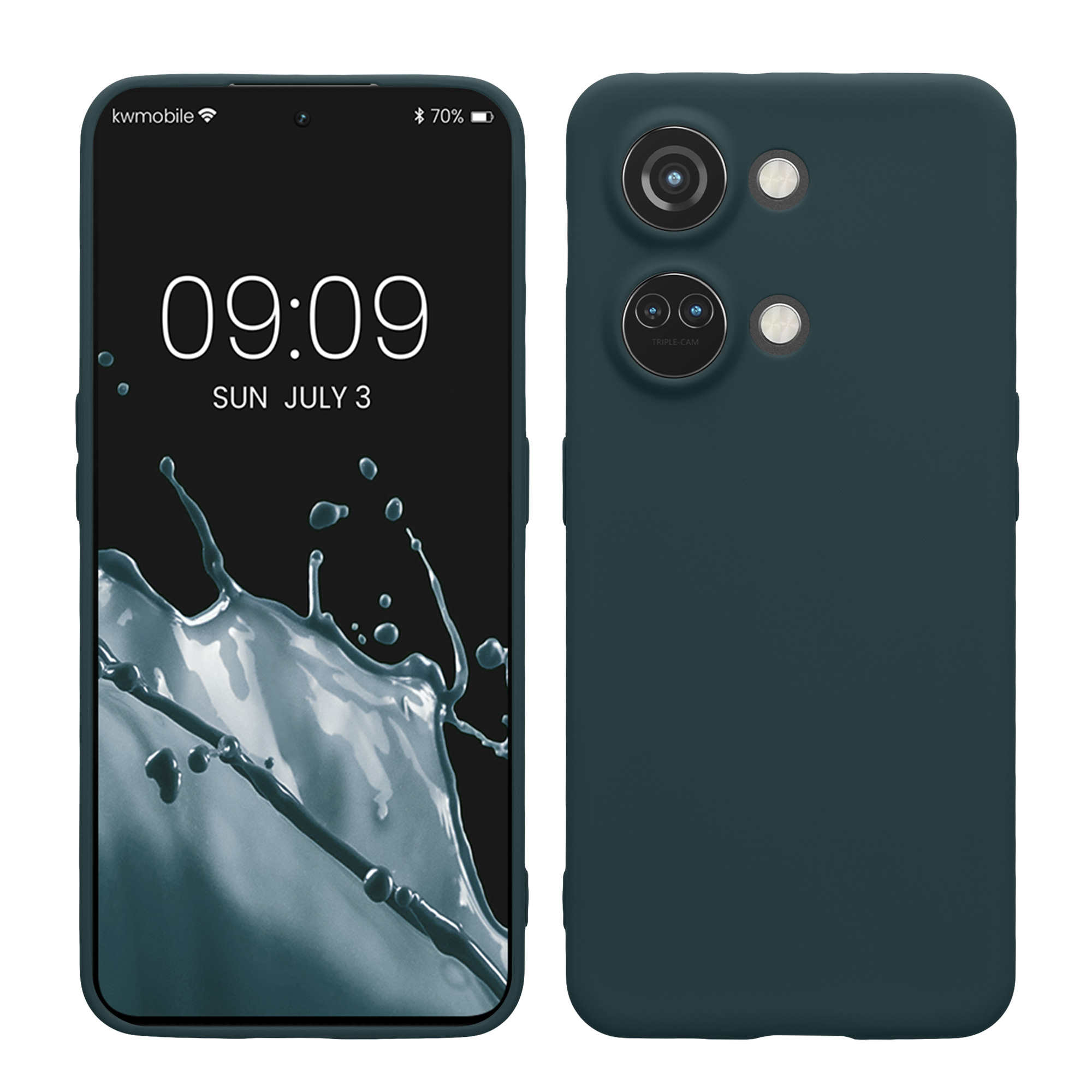 Kwmobile Silikonový kryt OnePlus Nord 3 5G tmavě šedá