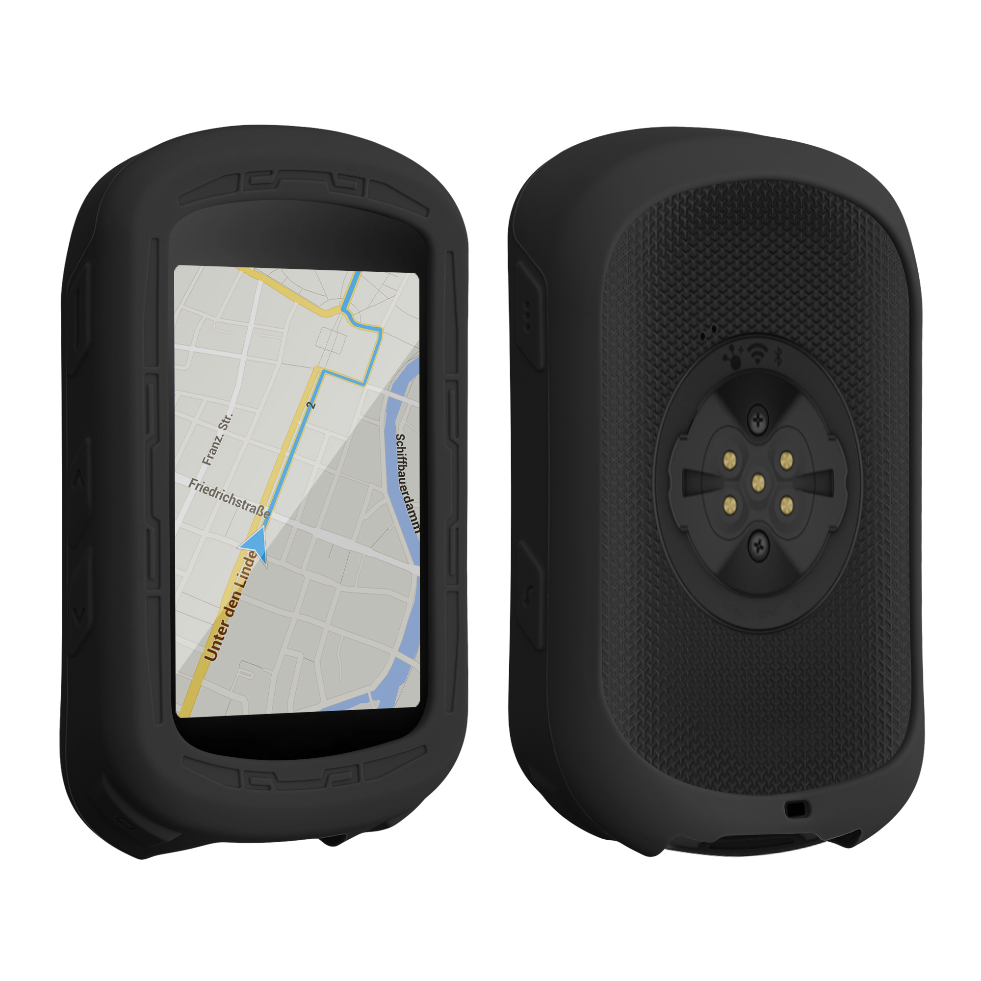 Silikonové pouzdro pro Garmin Edge 840 / Edge 540 kwmobile - černá