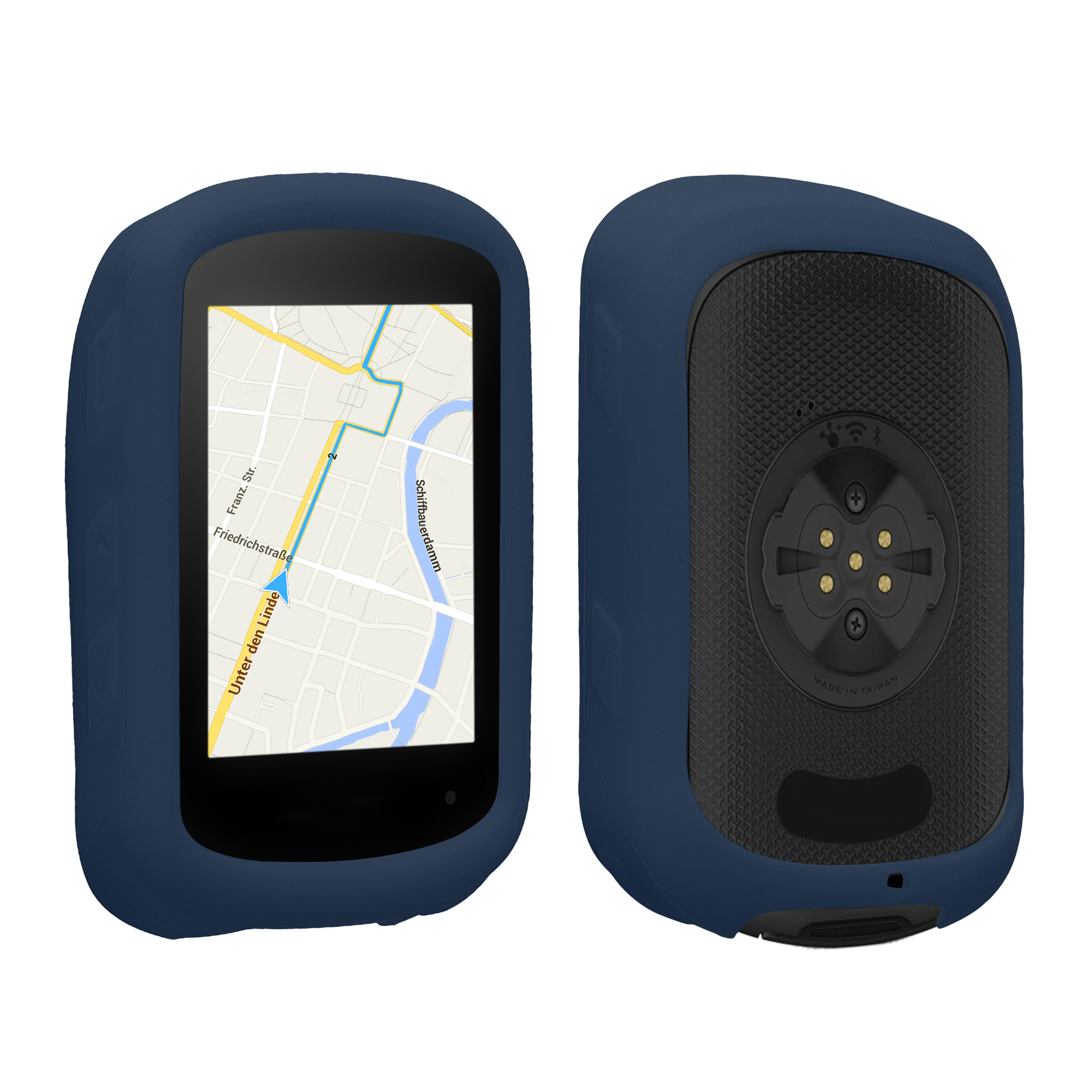 Silikonové pouzdro pro Garmin Edge 840 / Edge 540 kwmobile - tmavě modrá