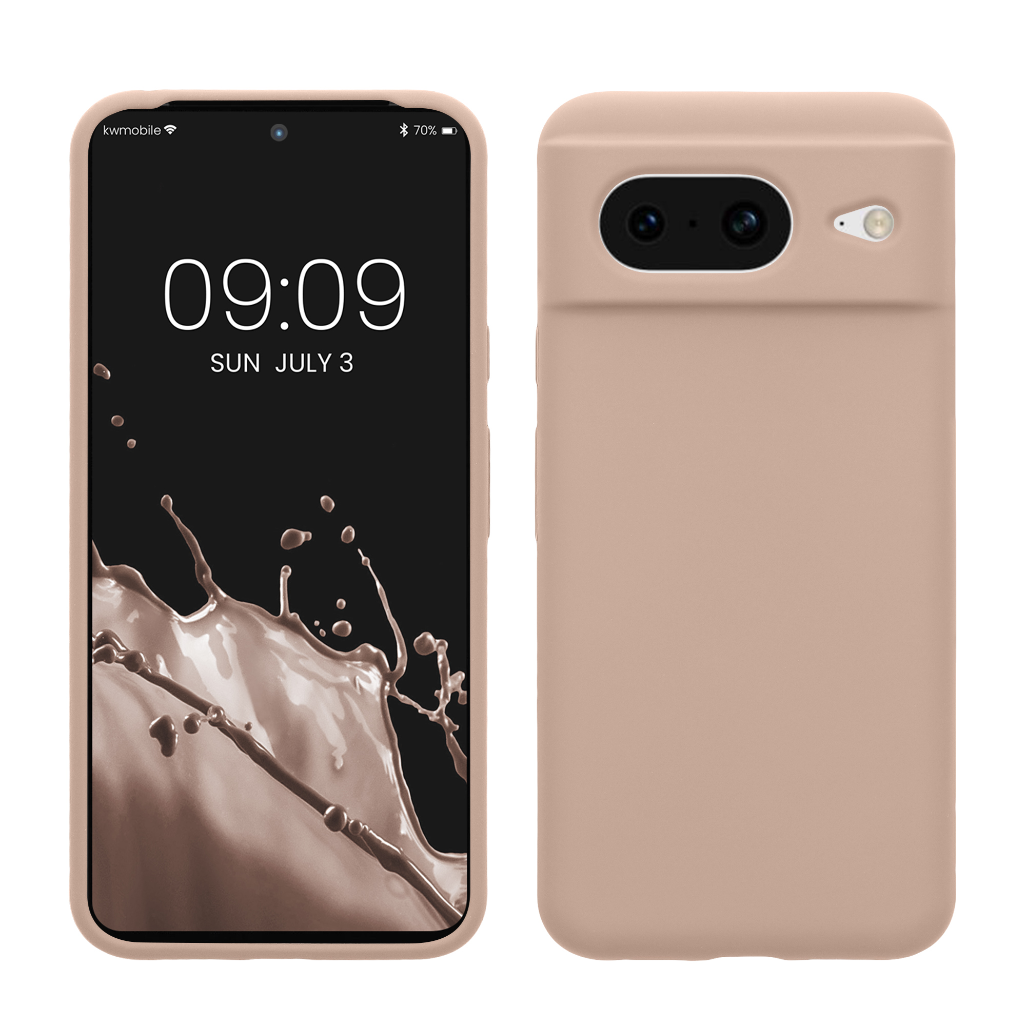 TPU kryt kwmobile Google Pixel 8 - matně starorůžový