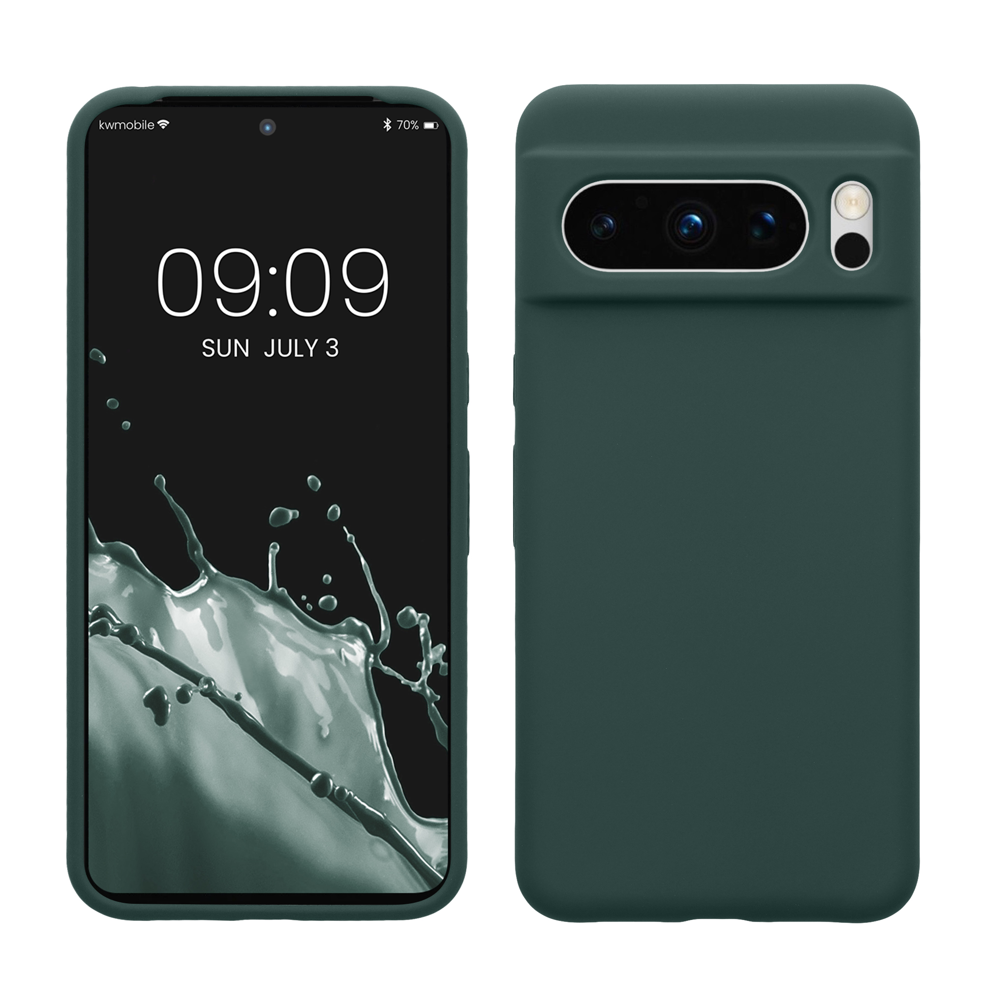 Pouzdro pro Google Pixel 8 Pro kwmobile silikonové - modrozelená
