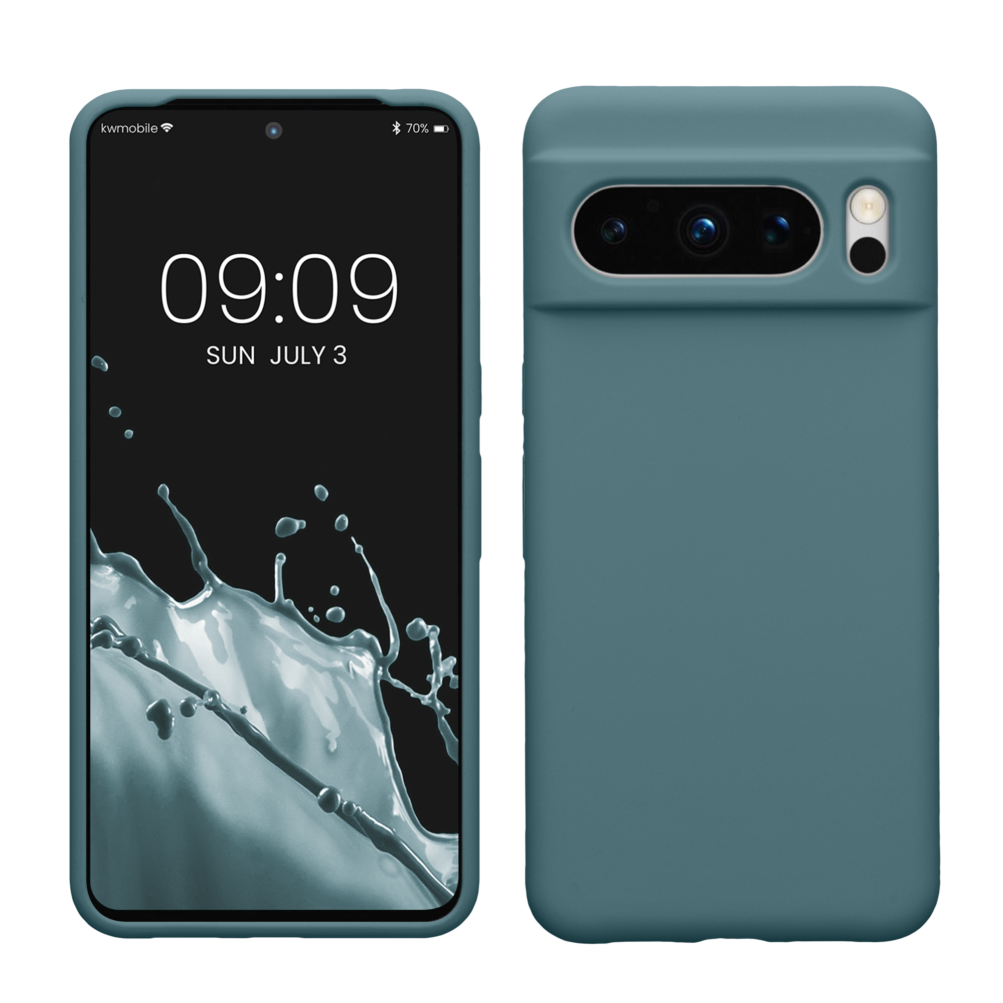 Pouzdro pro Google Pixel 8 Pro kwmobile silikonové - arktická noc