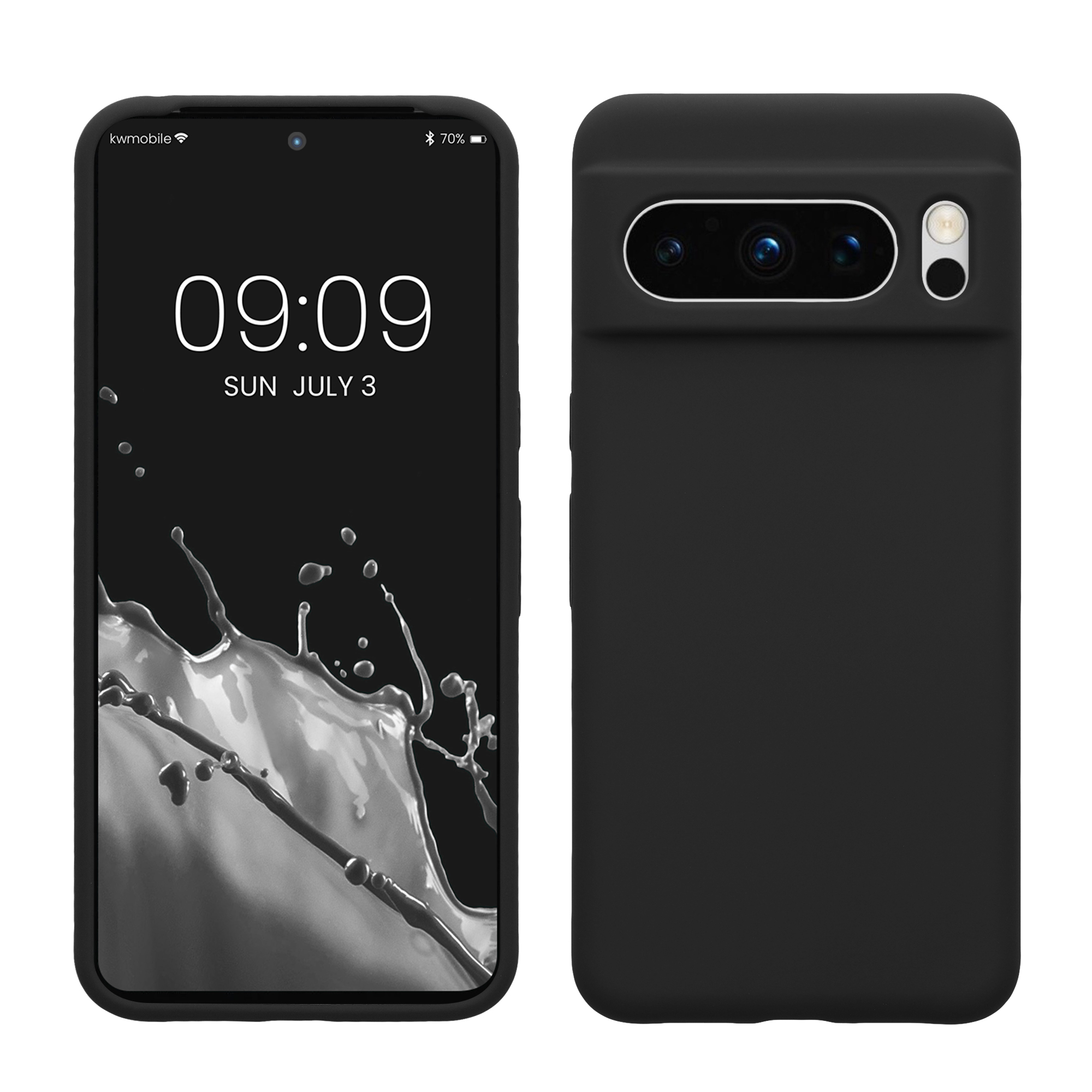 Pouzdro pro Google Pixel 8 Pro kwmobile silikonové - matná černá
