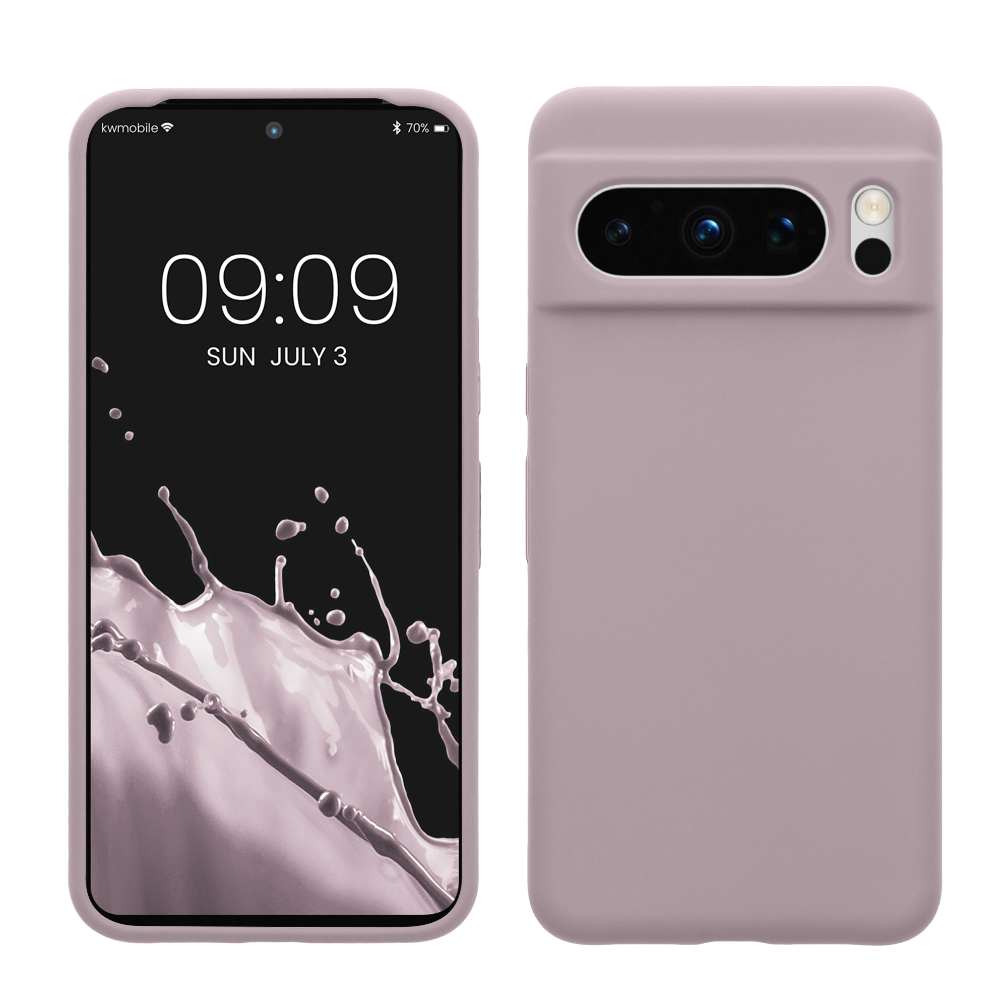 Pouzdro pro Google Pixel 8 Pro kwmobile silikonové - světle fialová