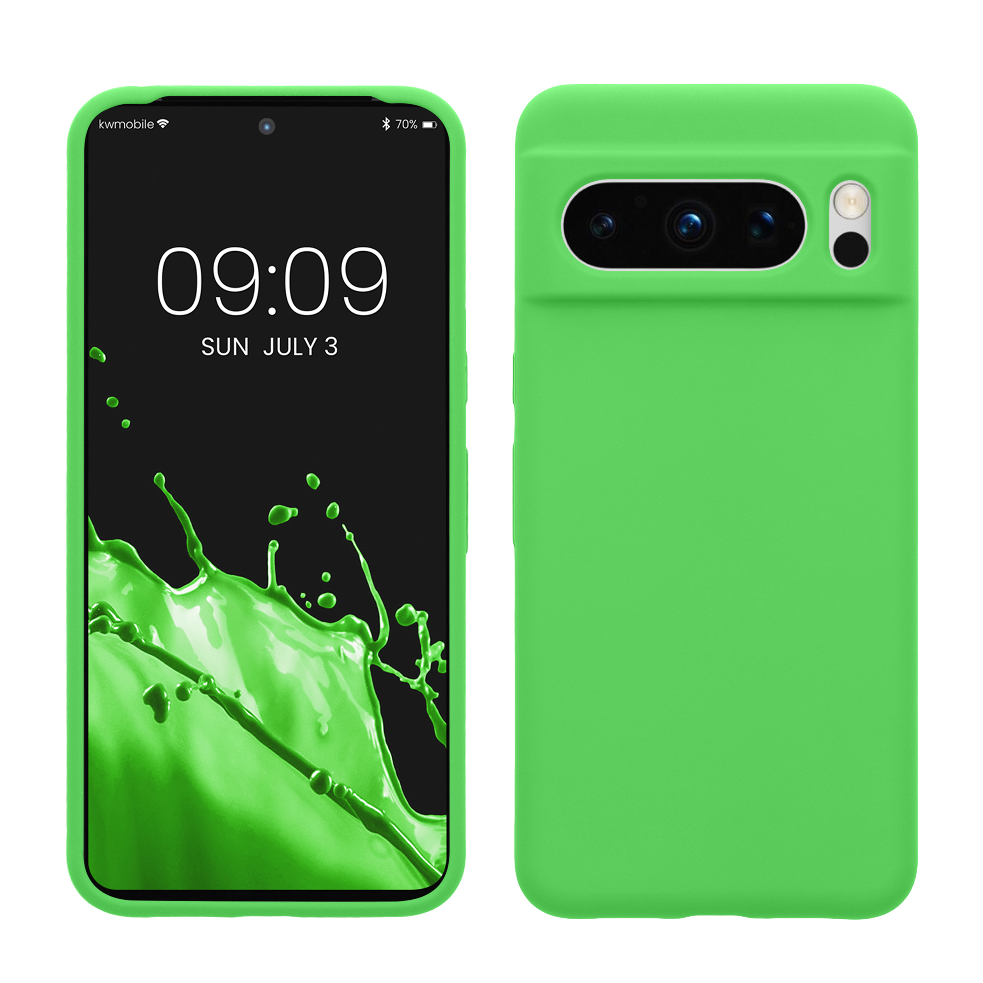 Kryt na mobil Google Pixel 8 Pro - kwmobile, limetkově zelený