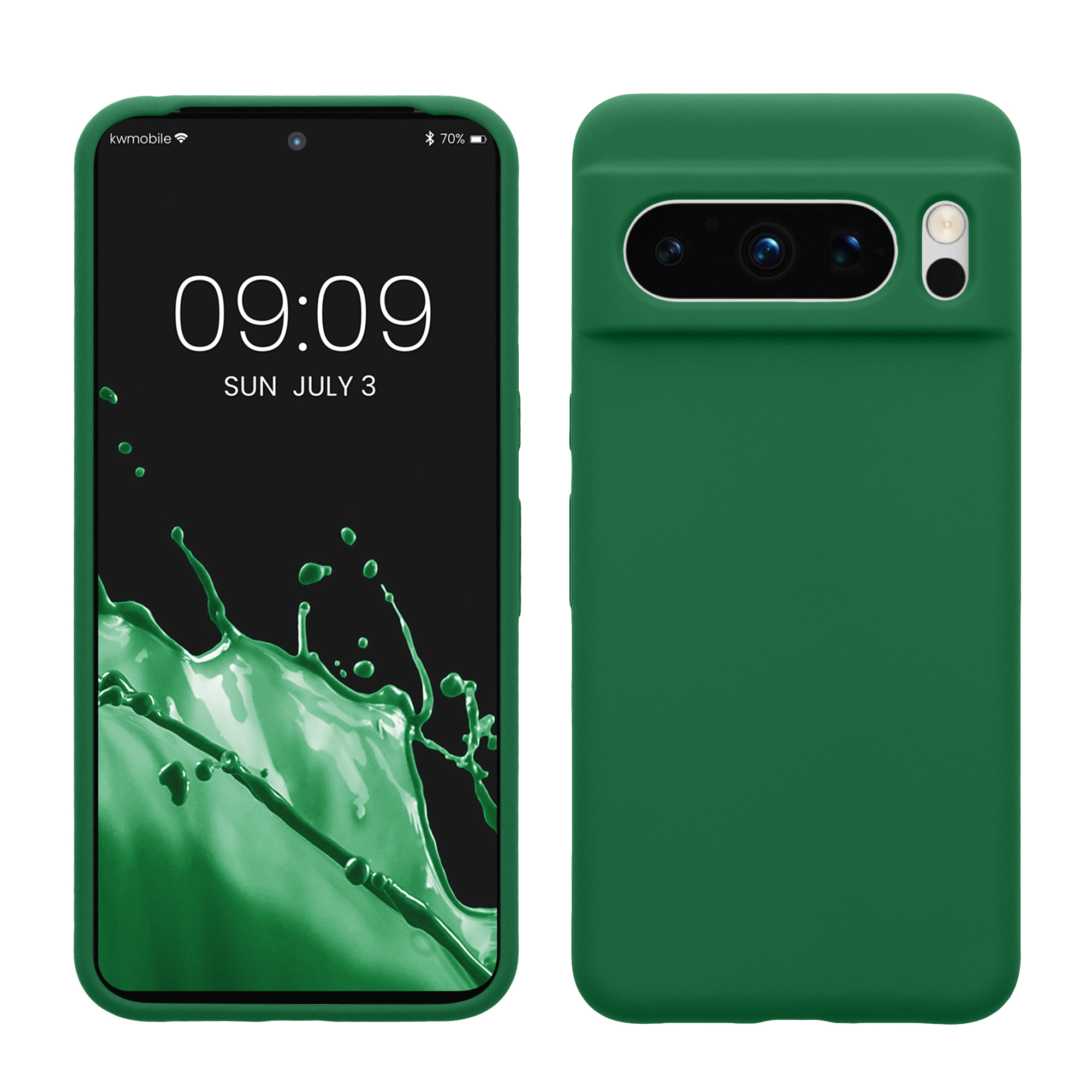 Pouzdro pro Google Pixel 8 Pro kwmobile silikonové - Pixie zelená