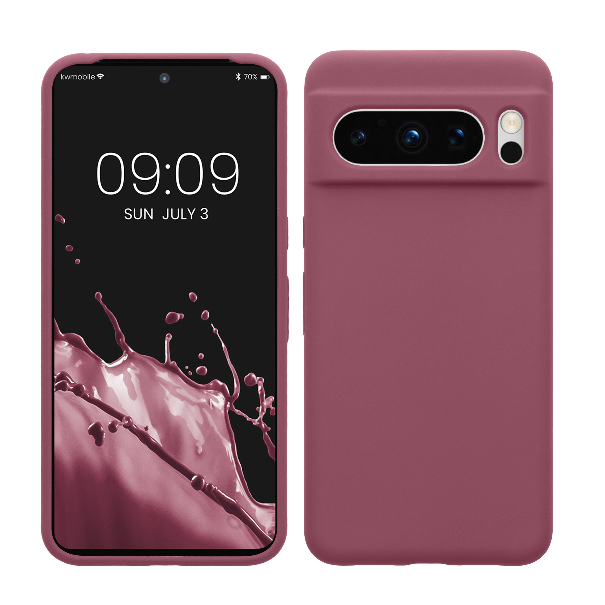 Pouzdro pro Google Pixel 8 Pro kwmobile silikonové - orchidejová fialová